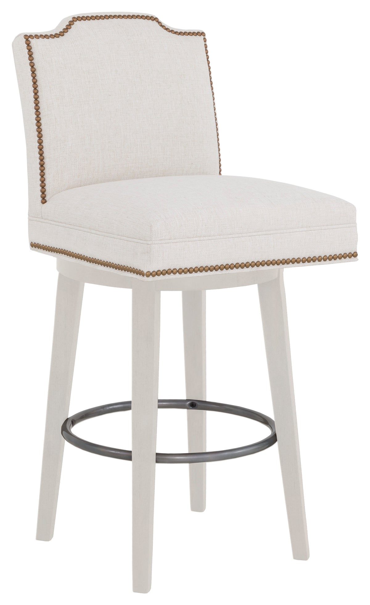 Empire Short Back Swivel Bar Stool (1240-08-L) - Fairfield Chair
