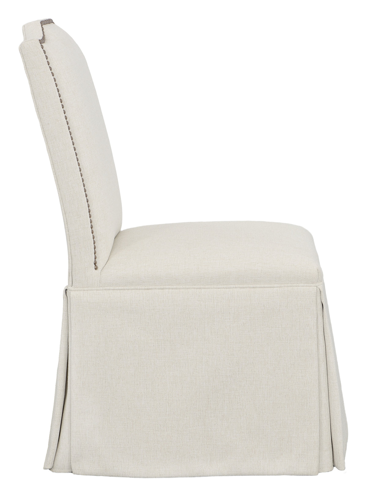 Empire Short Back Skirted Side Chair (1241-05-T) - Fairfield Chair