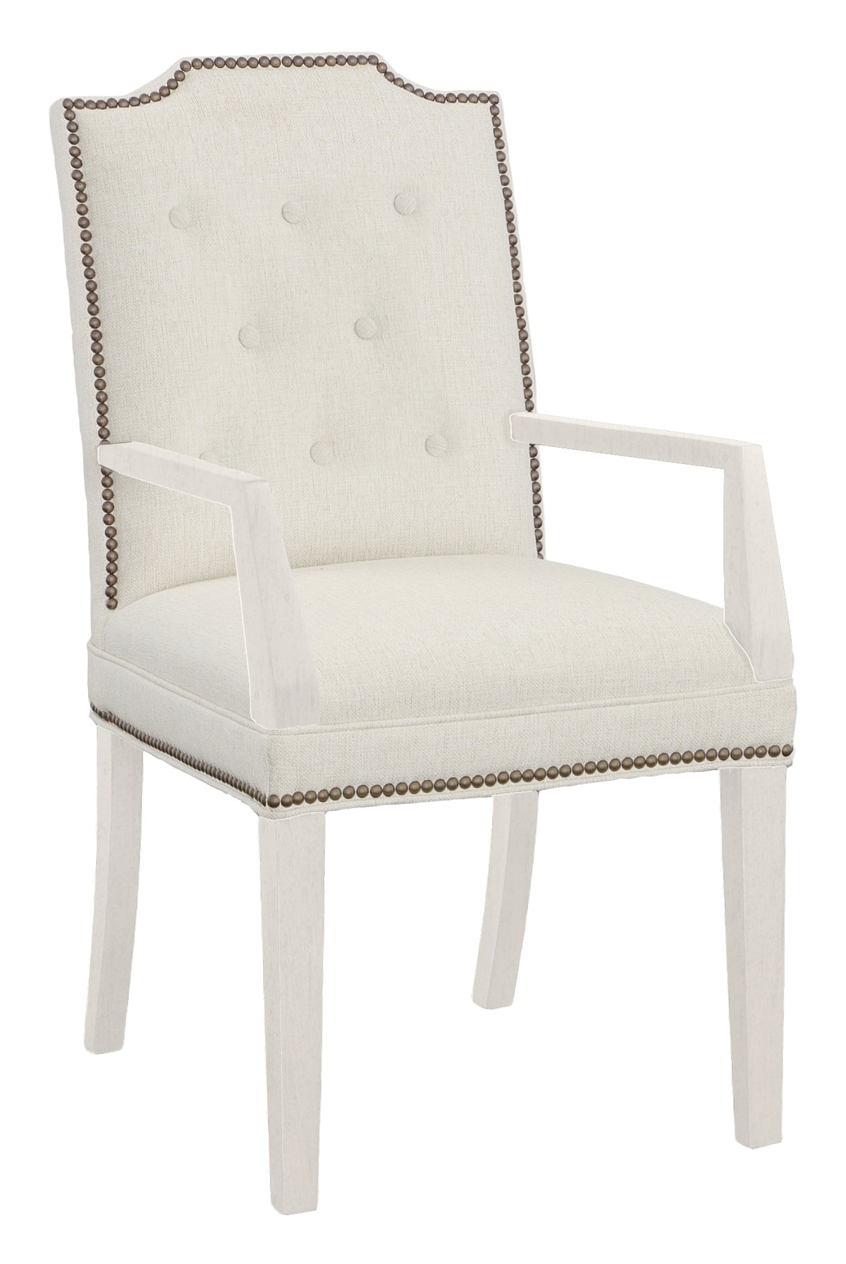 Empire Short Back Leather Arm Chair (L-1242-04-L) - Fairfield Chair
