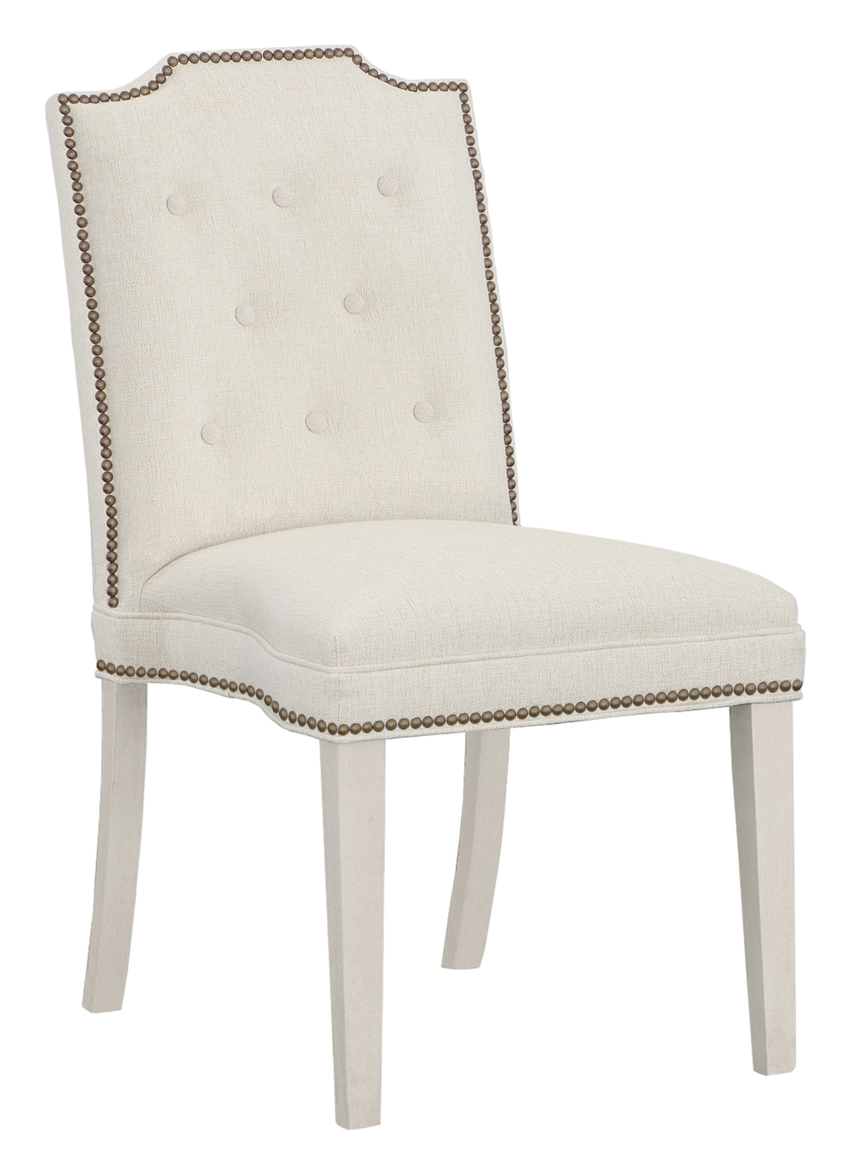 Empire Short Back Leather Armless Stack Chair (L-1242-14-L) - Fairfield Chair