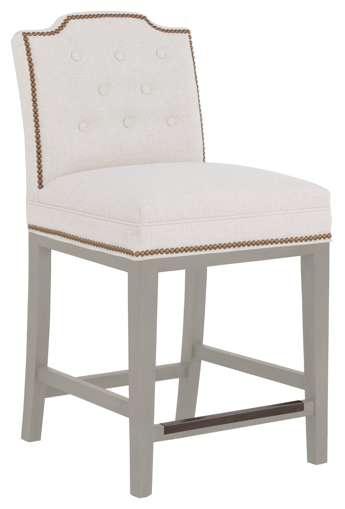 Empire Short Back Leather Counter Stool (L-1242-C7-S) - Fairfield Chair