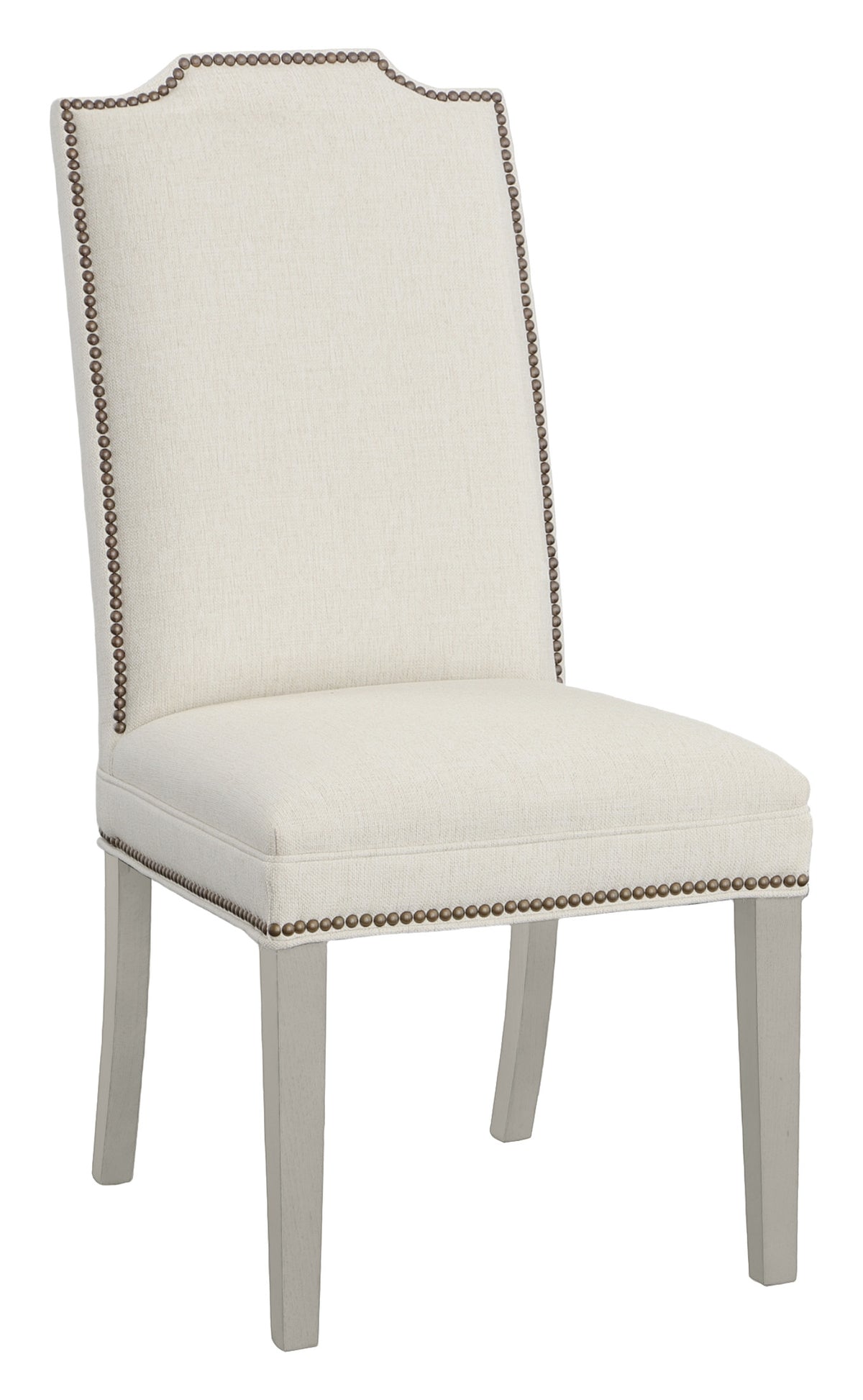 Empire Tall Back Leather Side Chair (L-1244-05-S) - Fairfield Chair