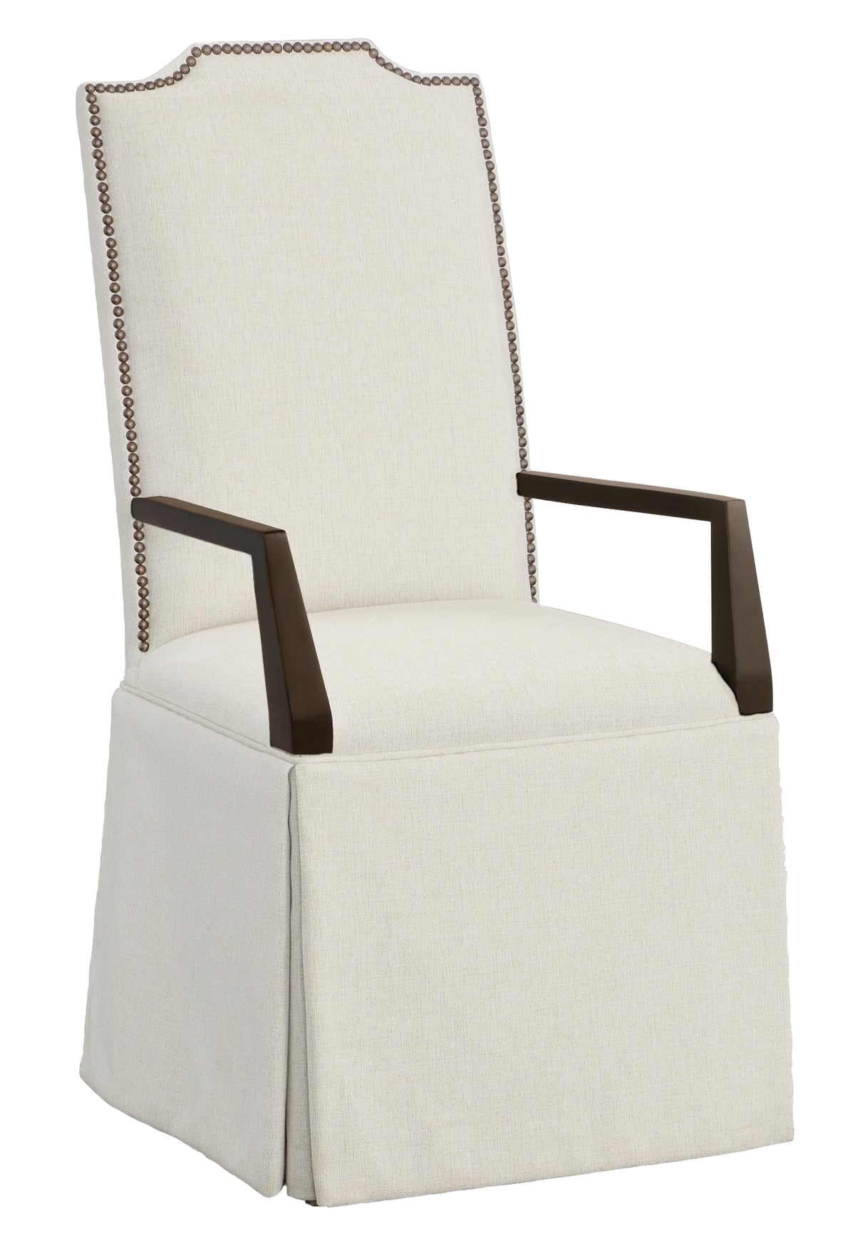 Empire Tall Back Skirted Arm Chair (1245-04-T) - Fairfield Chair