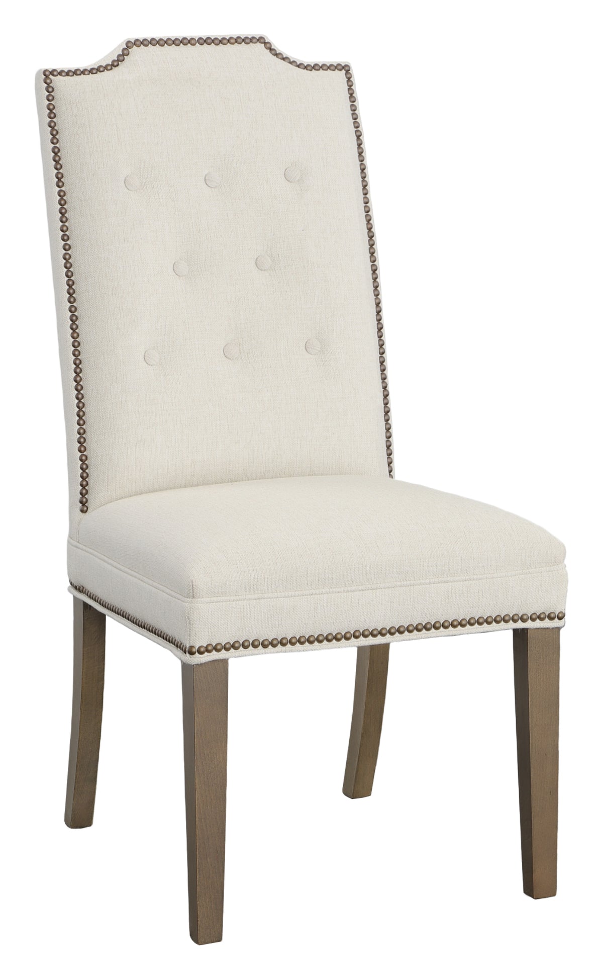 Empire Tall Back Leather Side Chair (L-1246-05) - Fairfield Chair