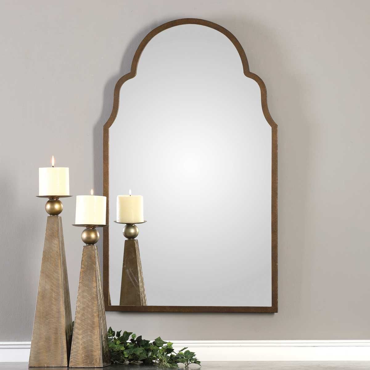 Brayden Arch Mirror, Bronze – Mirrors by Uttermost | Sutter & Vale