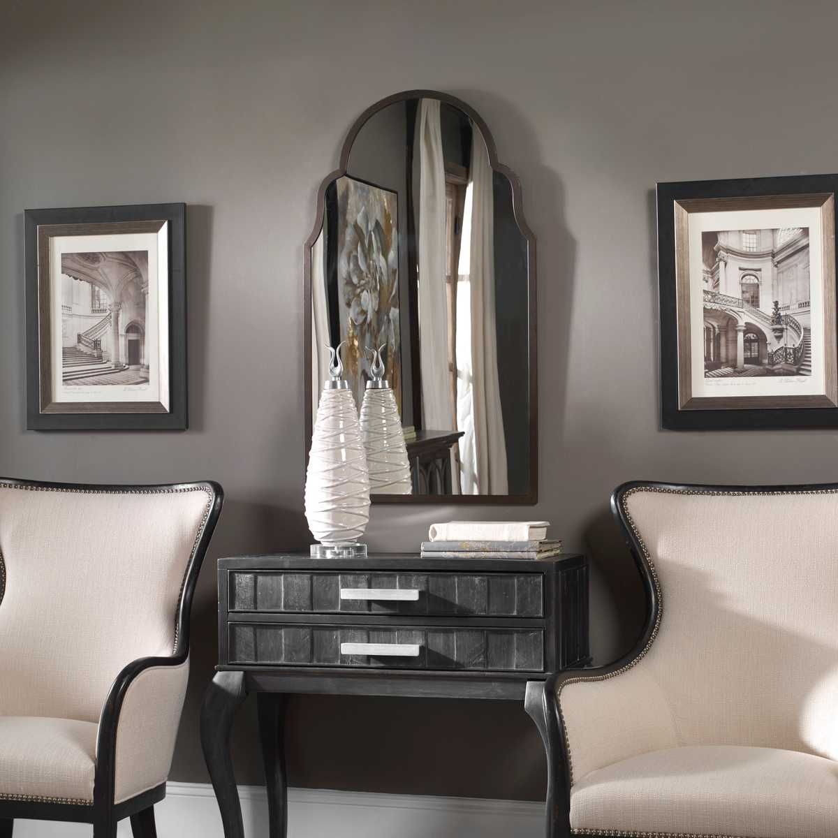 Brayden Arch Mirror, Bronze – Mirrors by Uttermost | Sutter & Vale