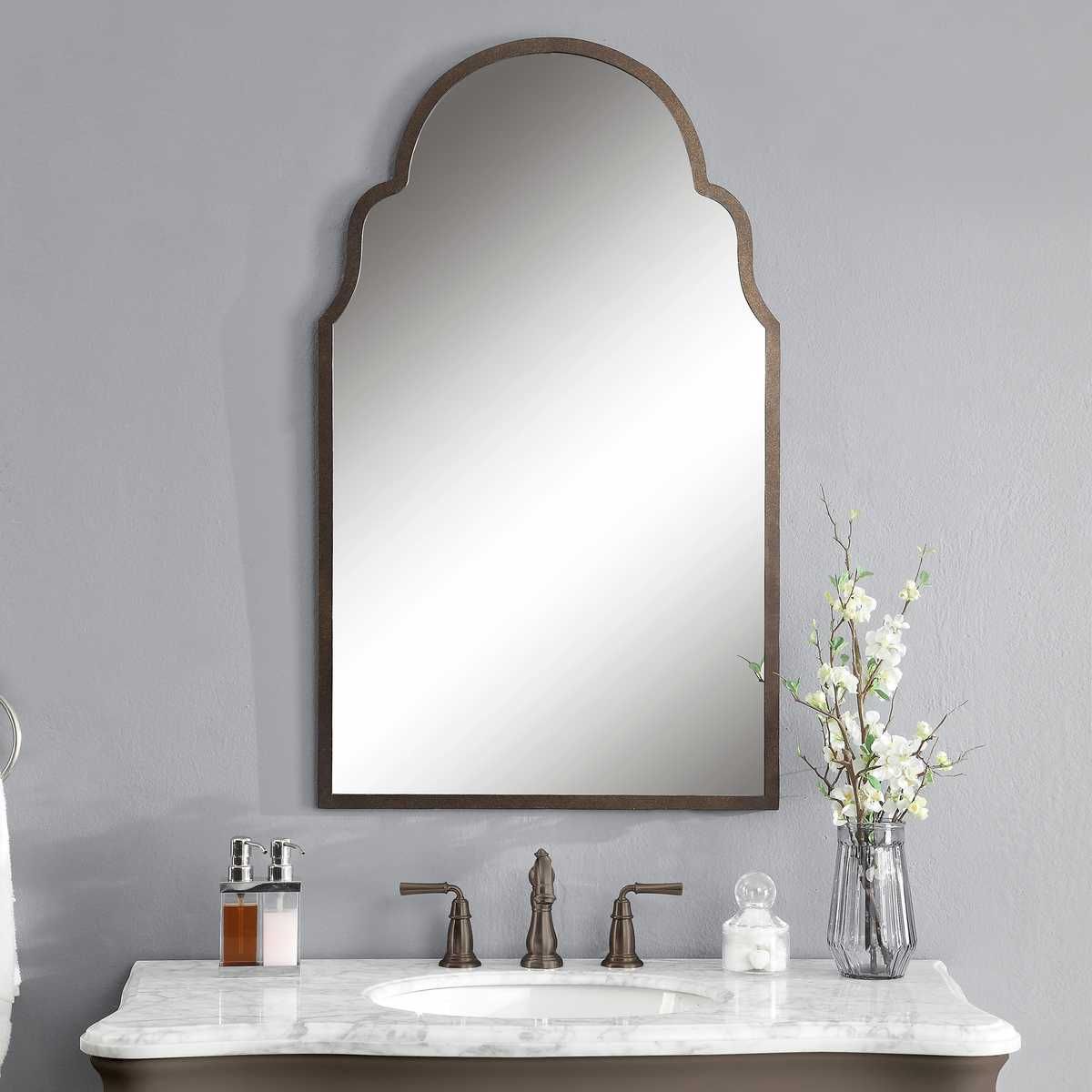 Brayden Arch Mirror, Bronze – Mirrors by Uttermost | Sutter & Vale