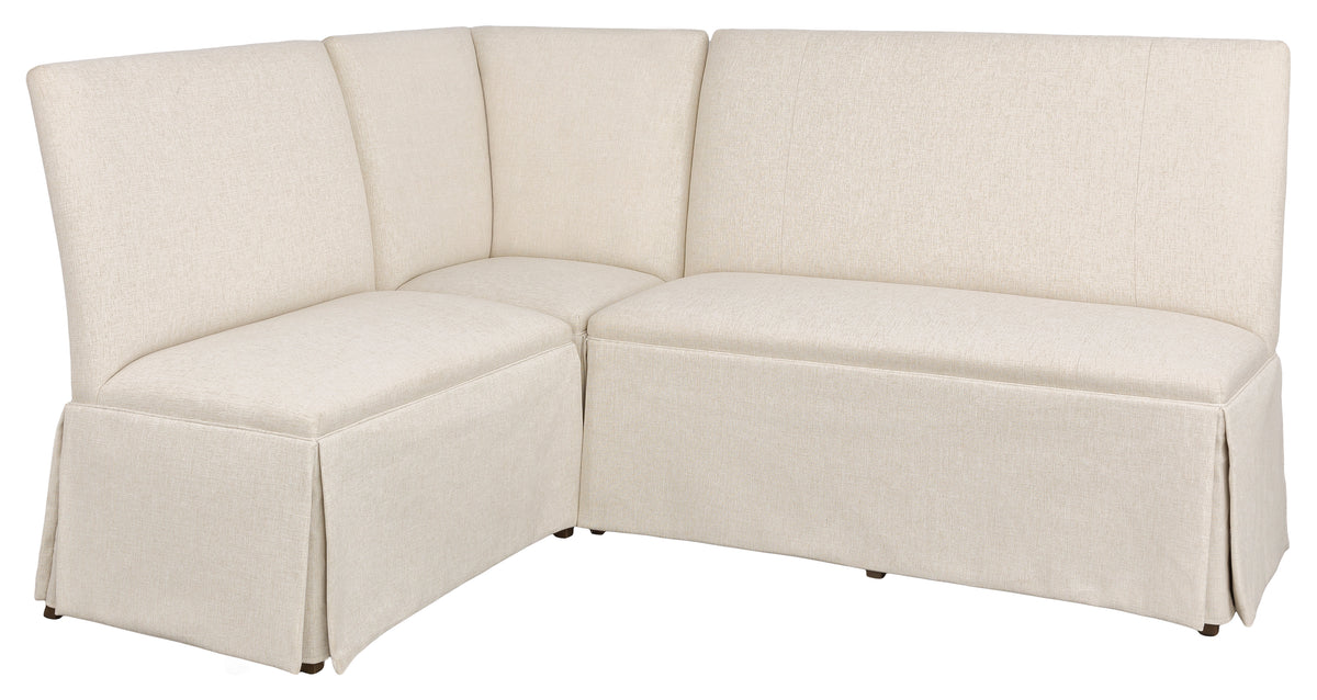 Straight Back Skirted Armless Banquette 36" (1271-36-T) - Fairfield Chair