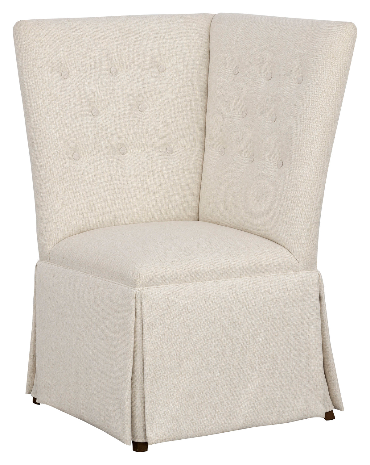 Straight Back Skirted Corner Chair Banquette (1273-29-T) - Fairfield Chair