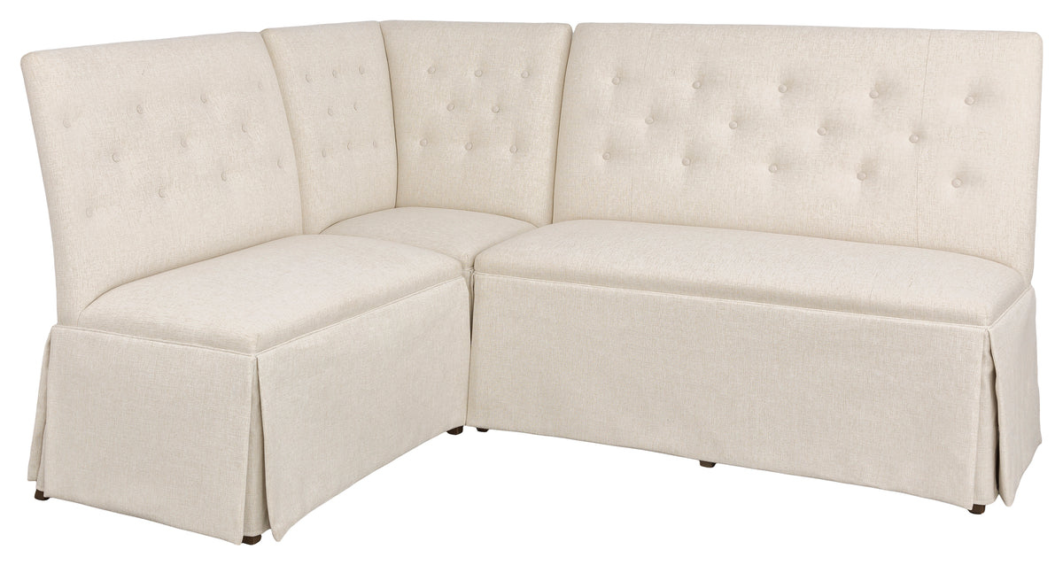 Straight Back Skirted Armless Banquette 48" (1273-48-T) - Fairfield Chair