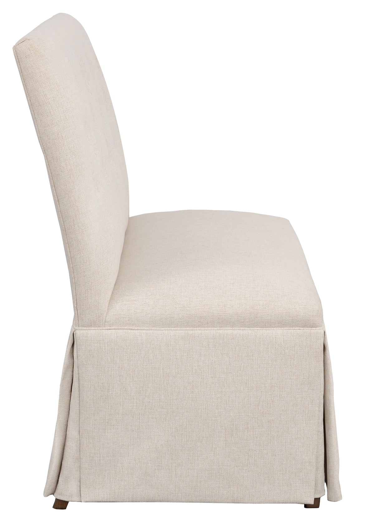 Straight Back Skirted Armless Banquette 48" (1273-48-T) - Fairfield Chair
