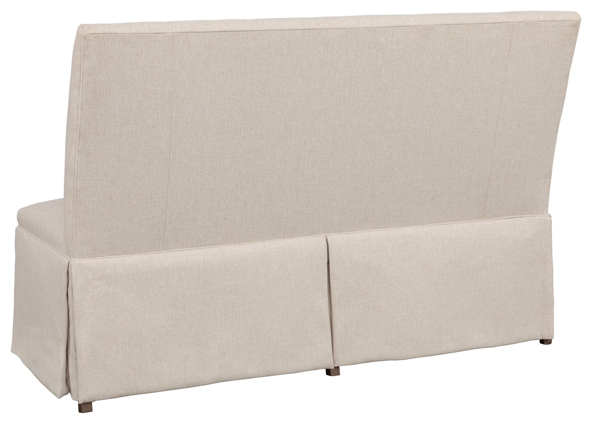 Straight Back Skirted Armless Banquette 60" (1273-60-T) - Fairfield Chair