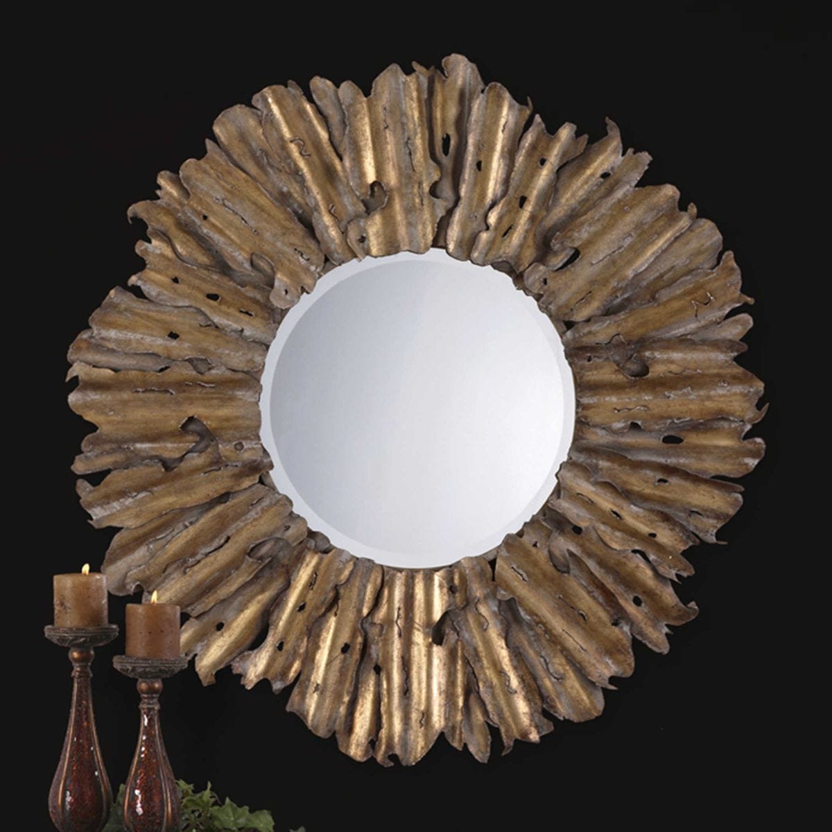 Hemani Round Mirror – Mirrors by Uttermost | Sutter & Vale