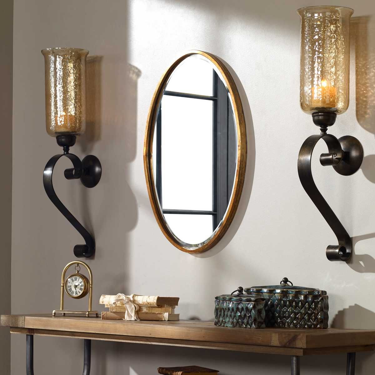 Herleva Oval Mirror – Mirrors by Uttermost | Sutter & Vale