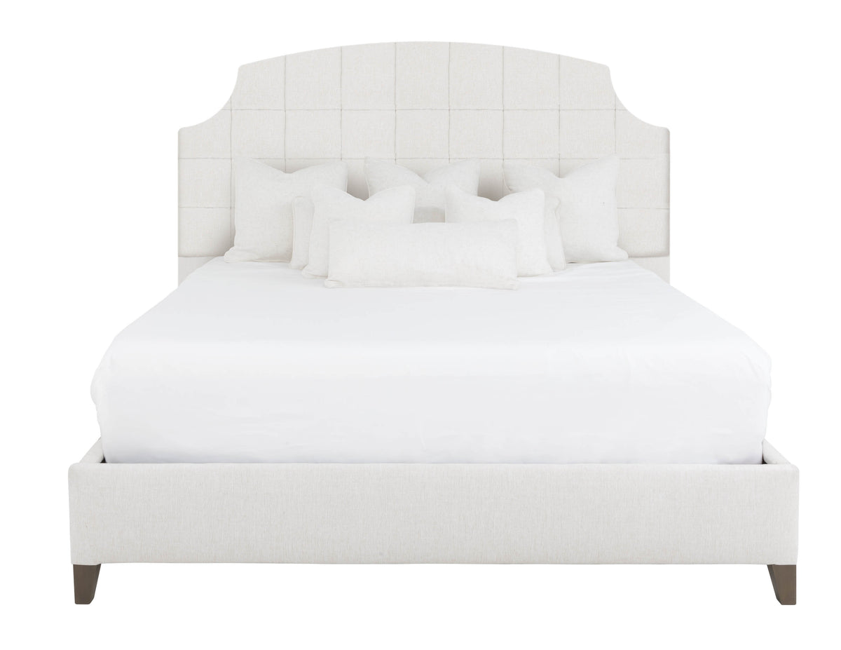 Arched Scalloped 66" Biscuit Tuft King Bed (12BT-KB-M) - Fairfield Chair