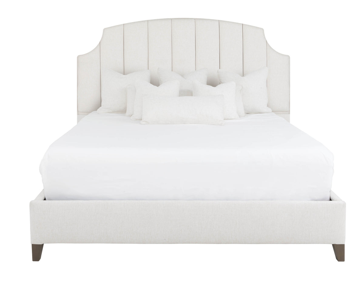 Arched Scalloped 66" Channel King Bed (12CT-KB-M) - Fairfield Chair