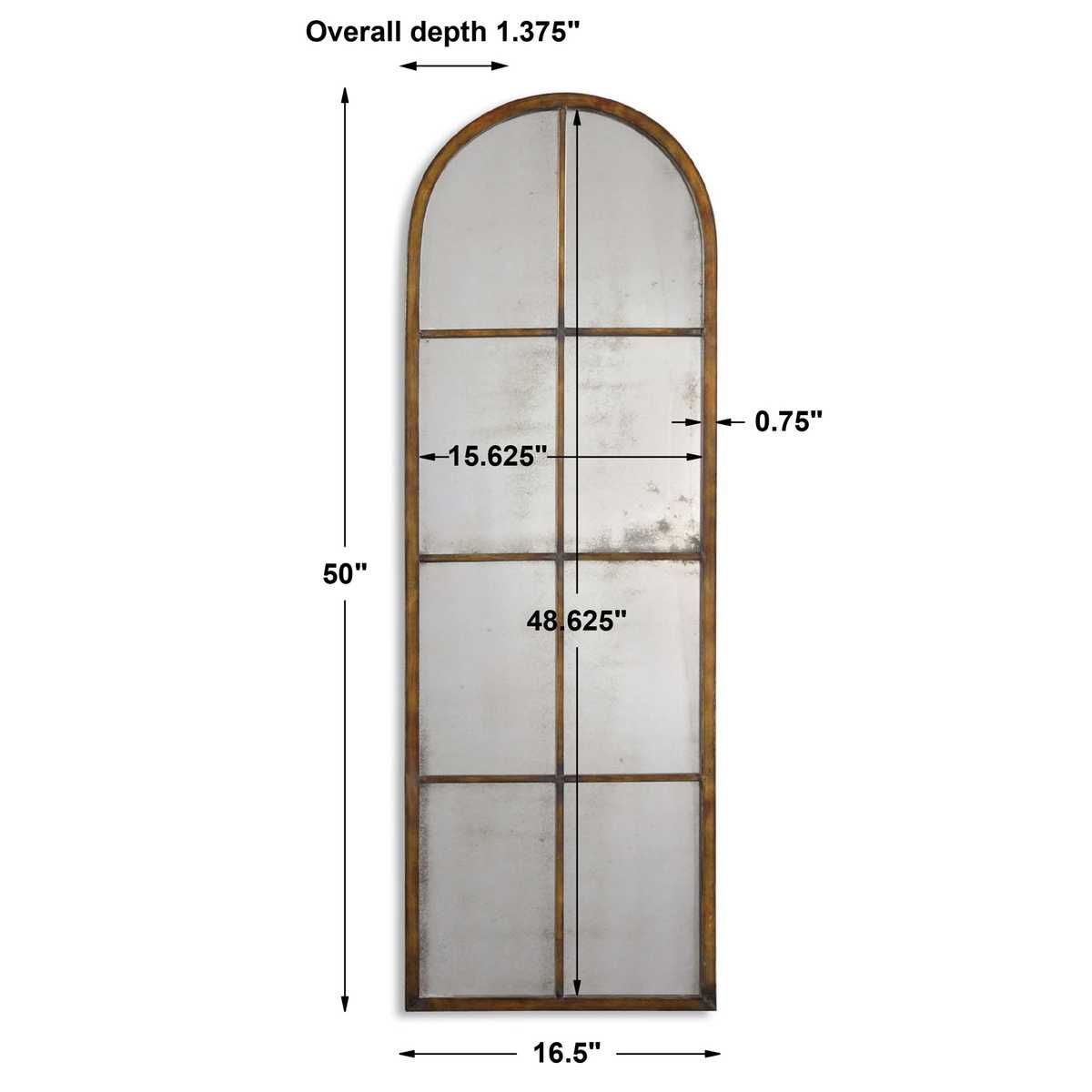 Amiel Arch Mirror, Bronze – Mirrors by Uttermost | Sutter & Vale