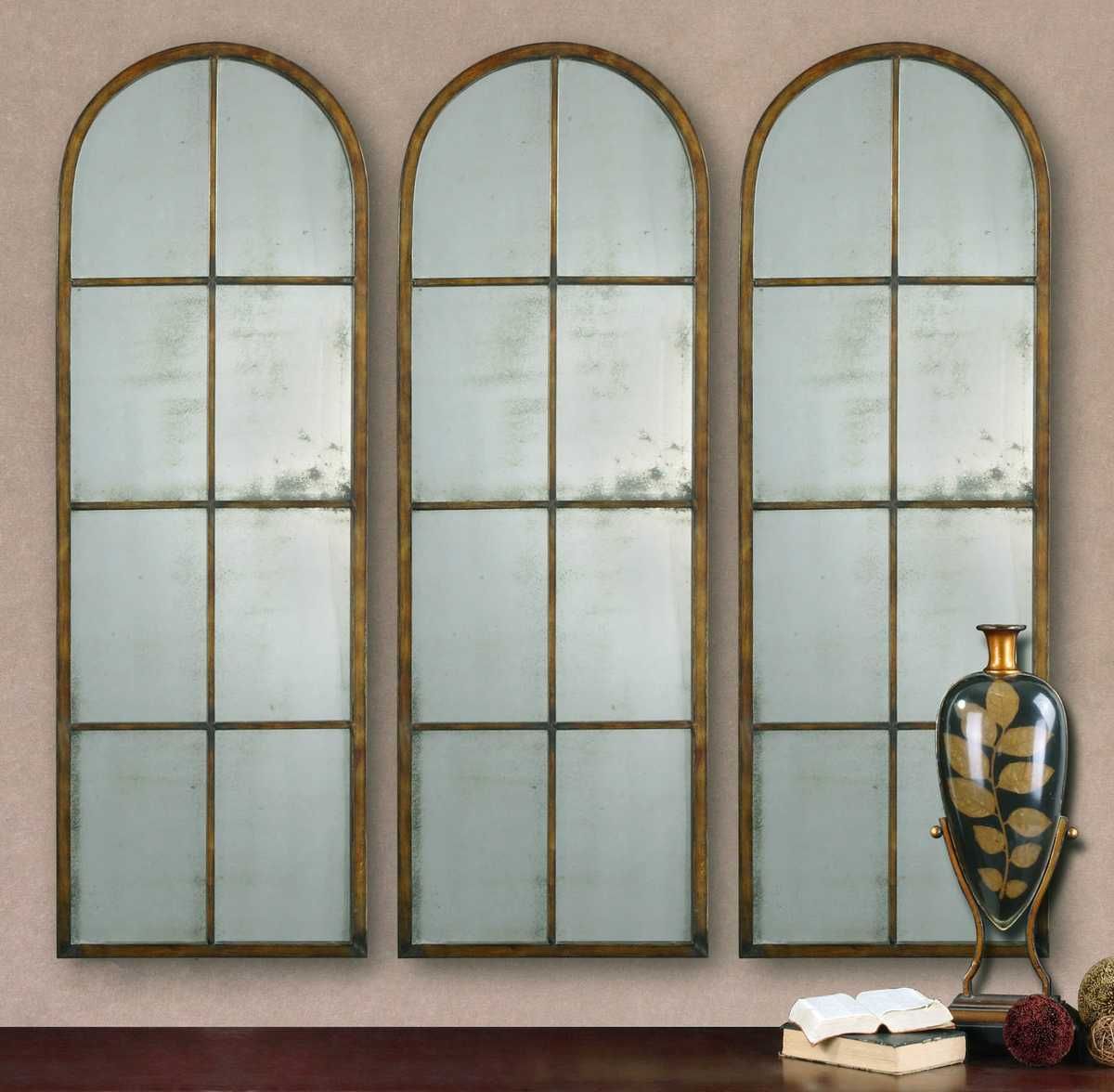 Amiel Arch Mirror, Bronze – Mirrors by Uttermost | Sutter & Vale