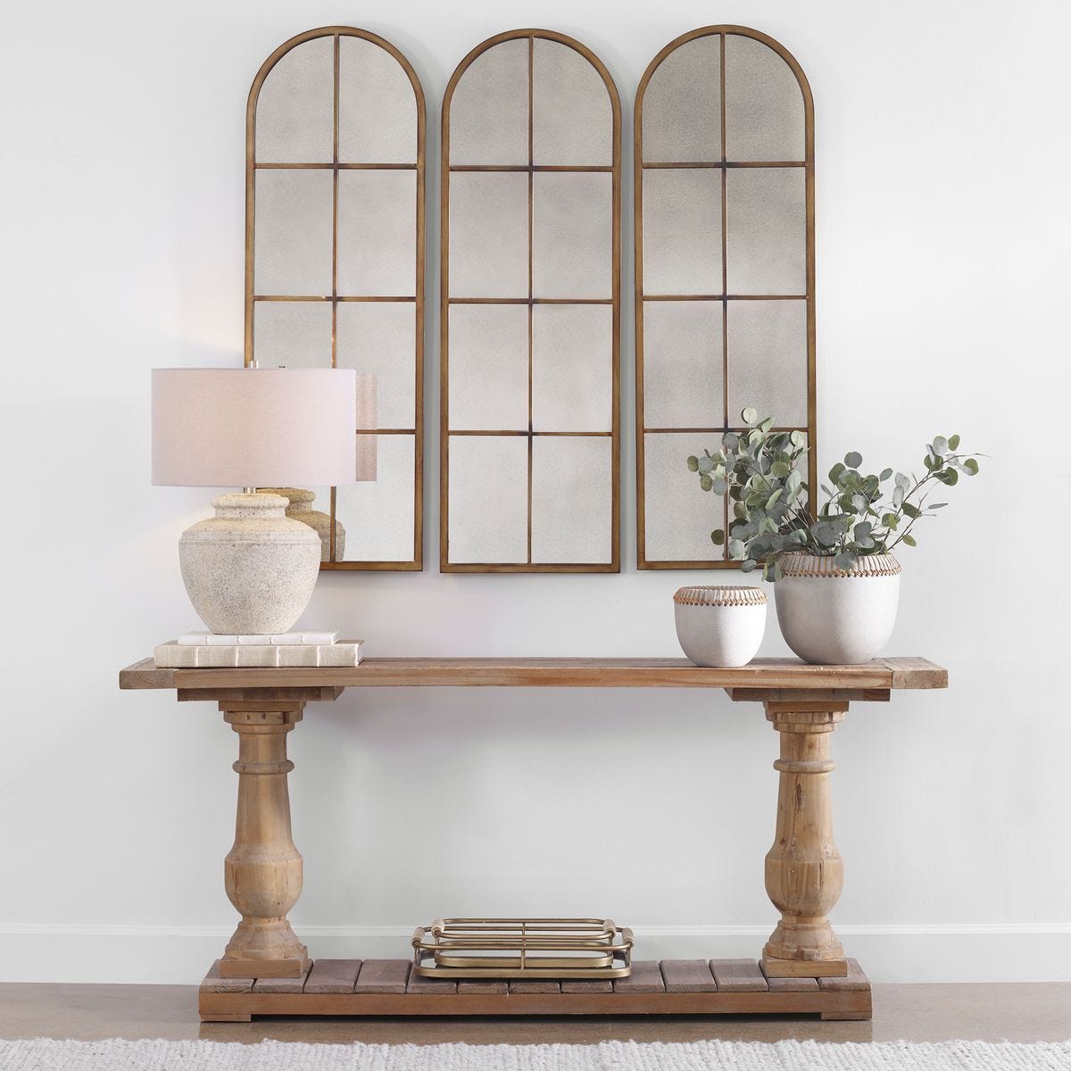 Amiel Arch Mirror, Bronze – Mirrors by Uttermost | Sutter & Vale
