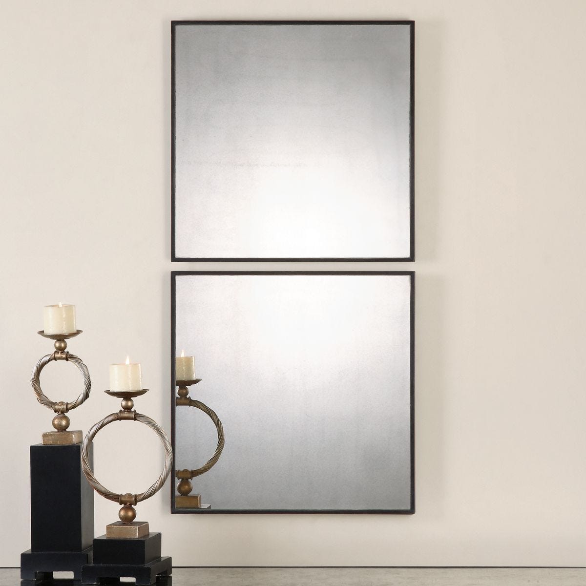 Matty Square Mirrors, S/2 – Mirrors by Uttermost | Sutter & Vale