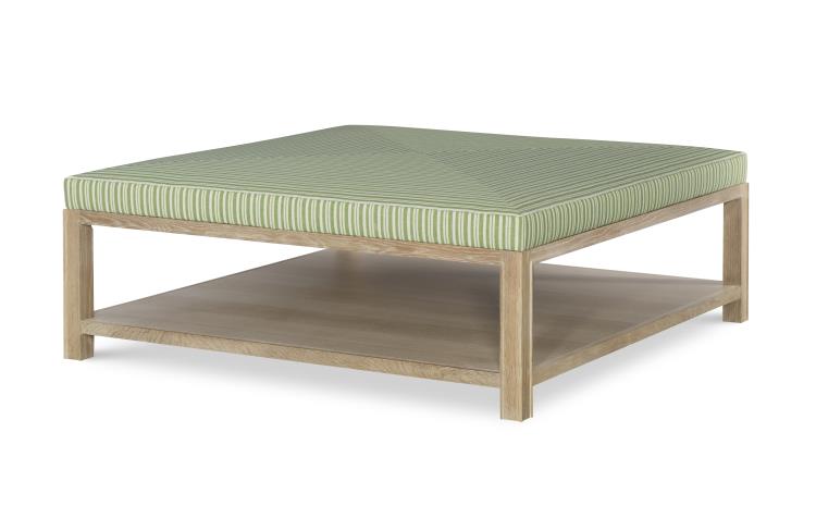 Franco 48" Square Cocktail Ottoman Plain Top