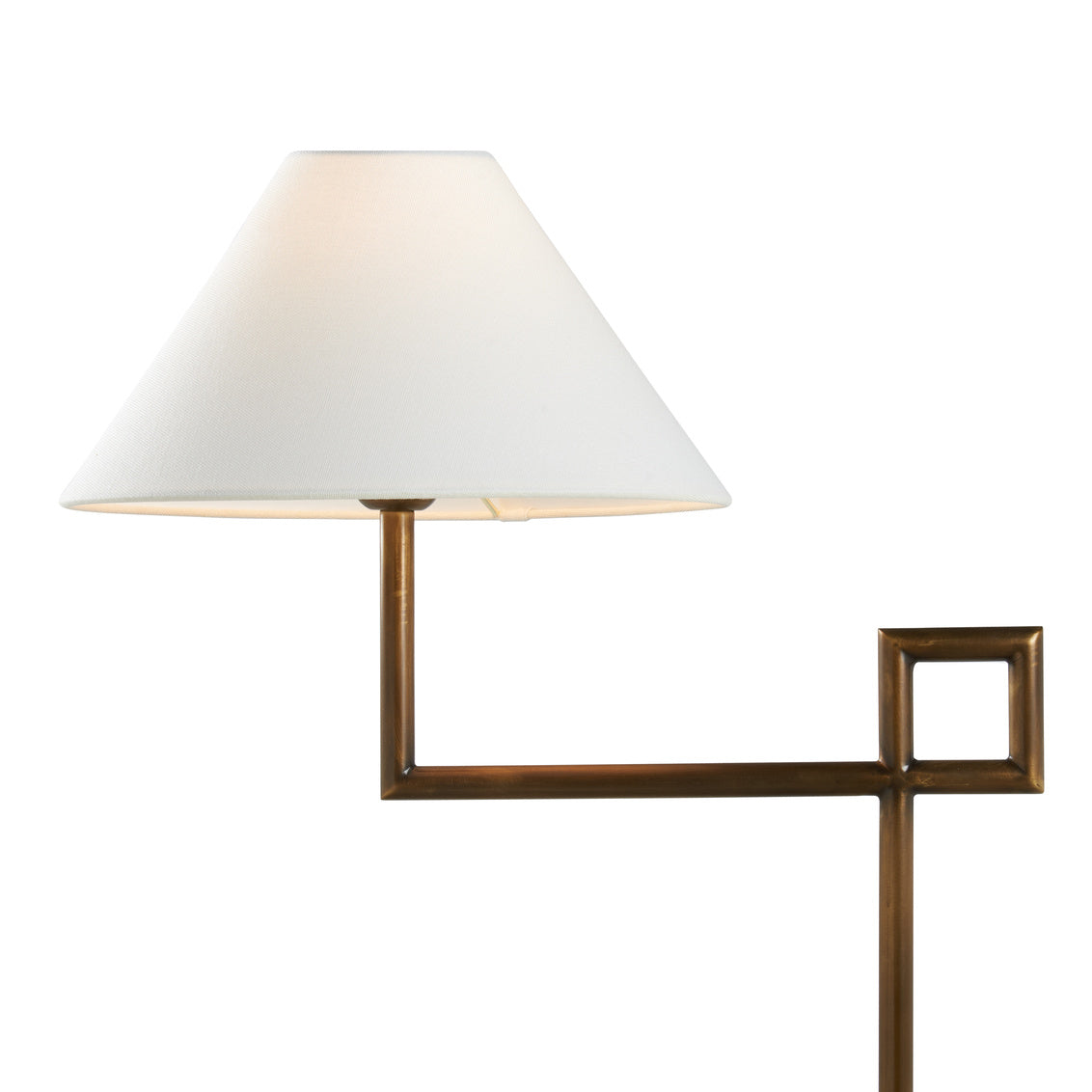 St. Dunstan Floor Lamp - Aged Brass in 55.5 / Metal - Chelsea House