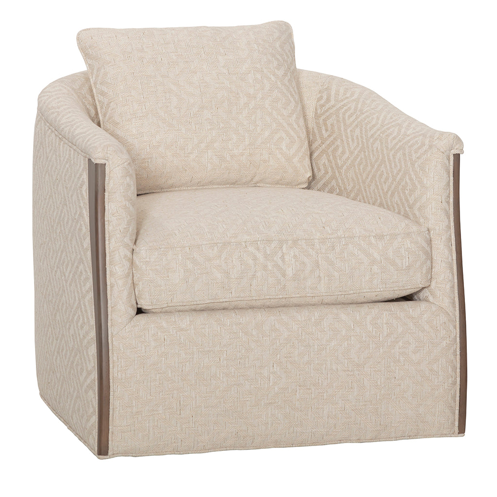 De Long Leather Lounge Chair (L-1487-01) - Fairfield Chair