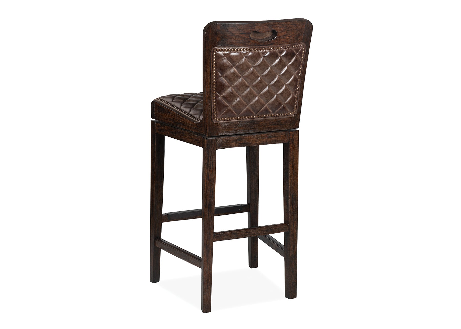 Mirad Quilted Swivel Bar Stool