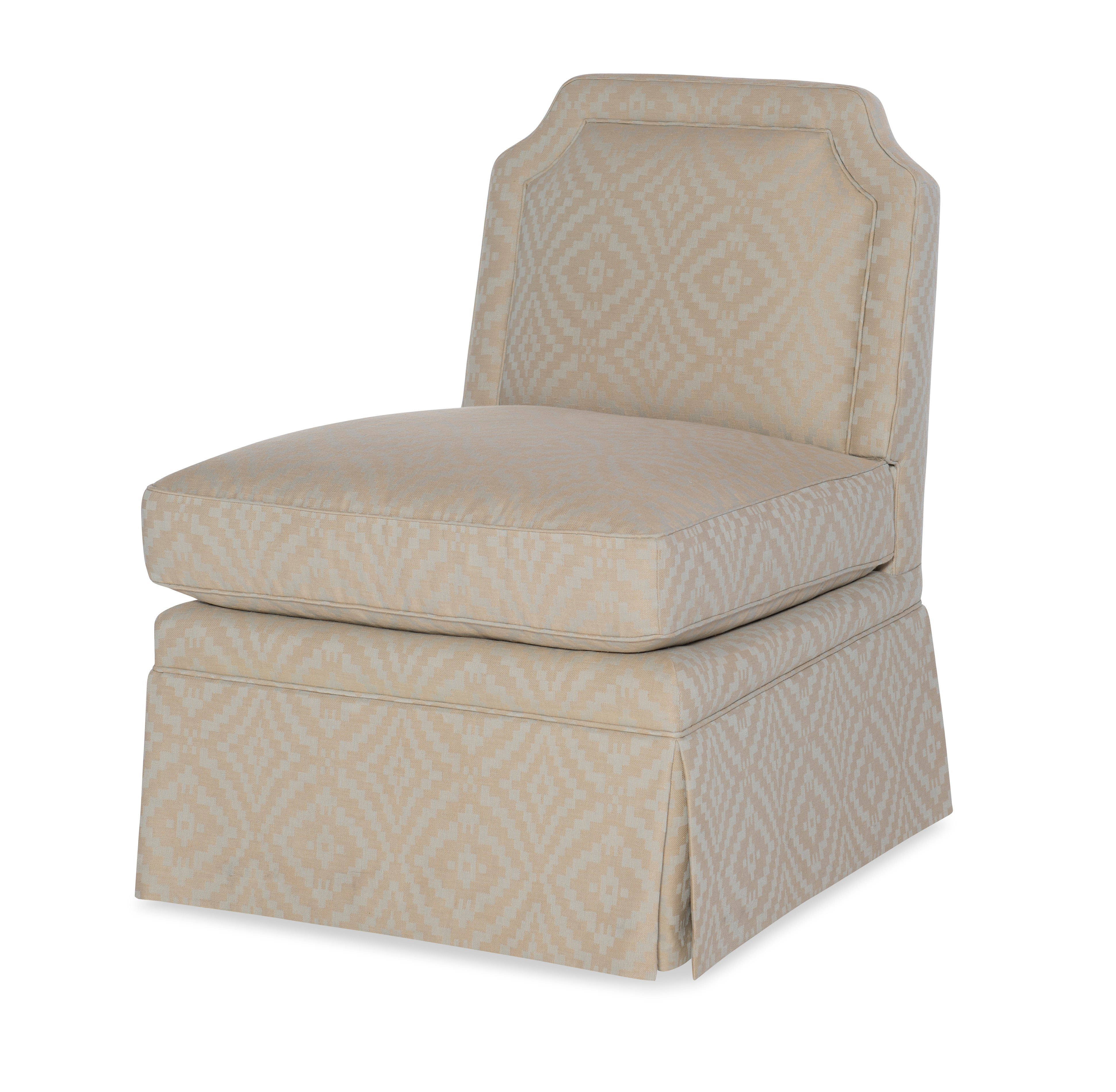 Luc Skirted Swivel Chair