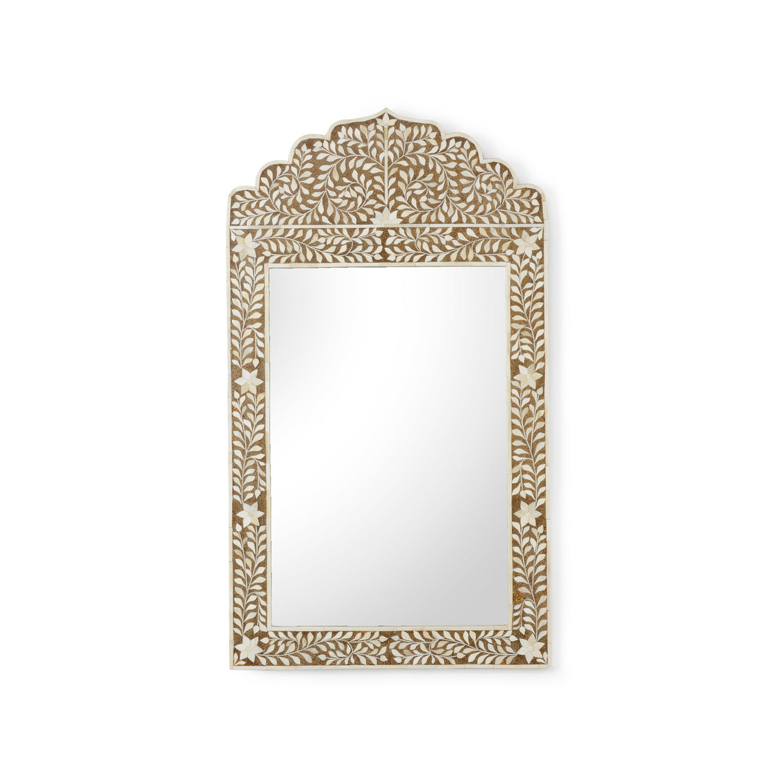 Crown Mirror - Brown
