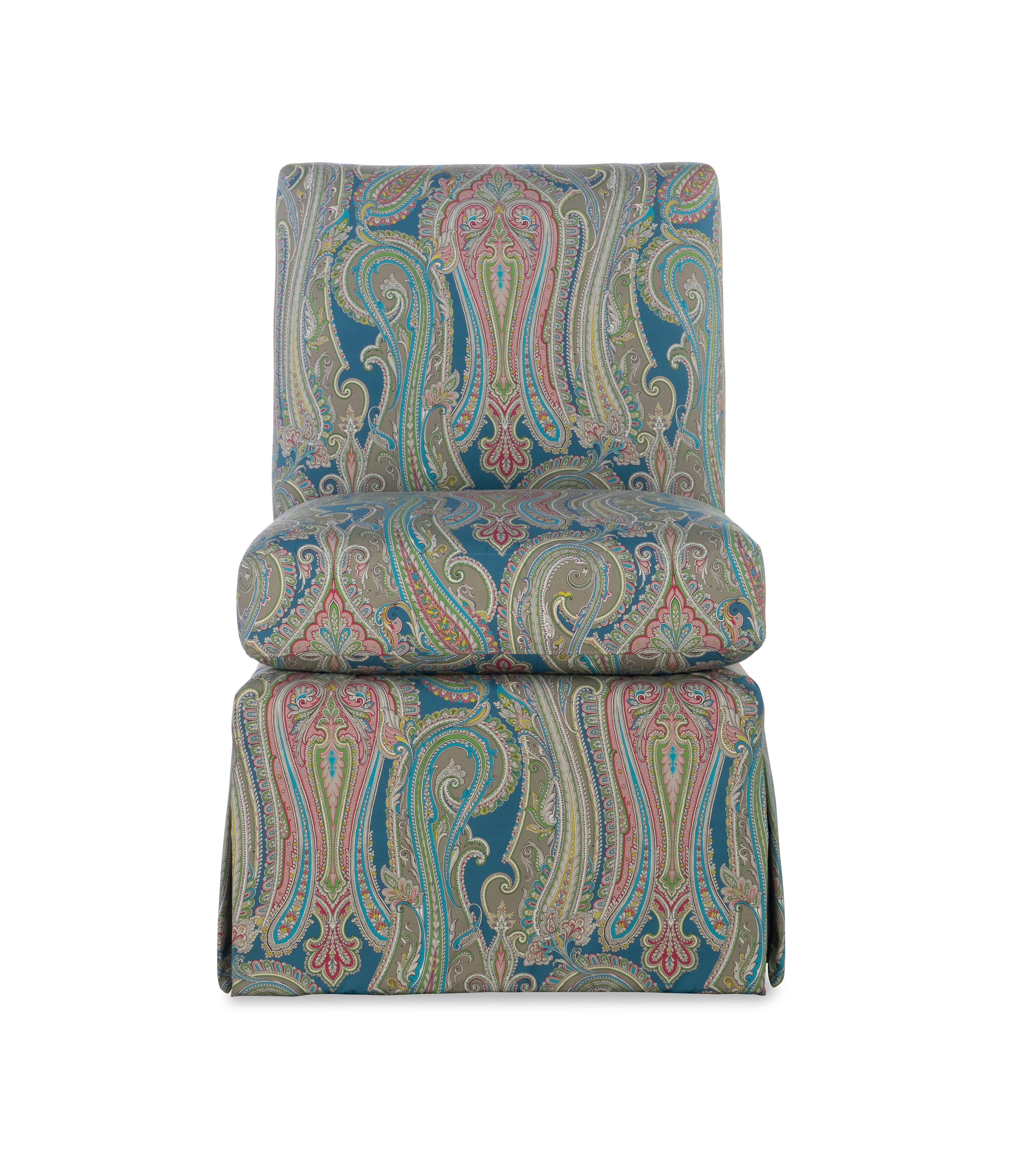 Eton Skirted Swivel Chair