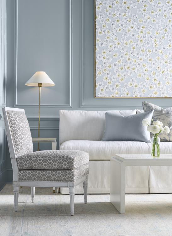 Claude 72" Skirted Settee