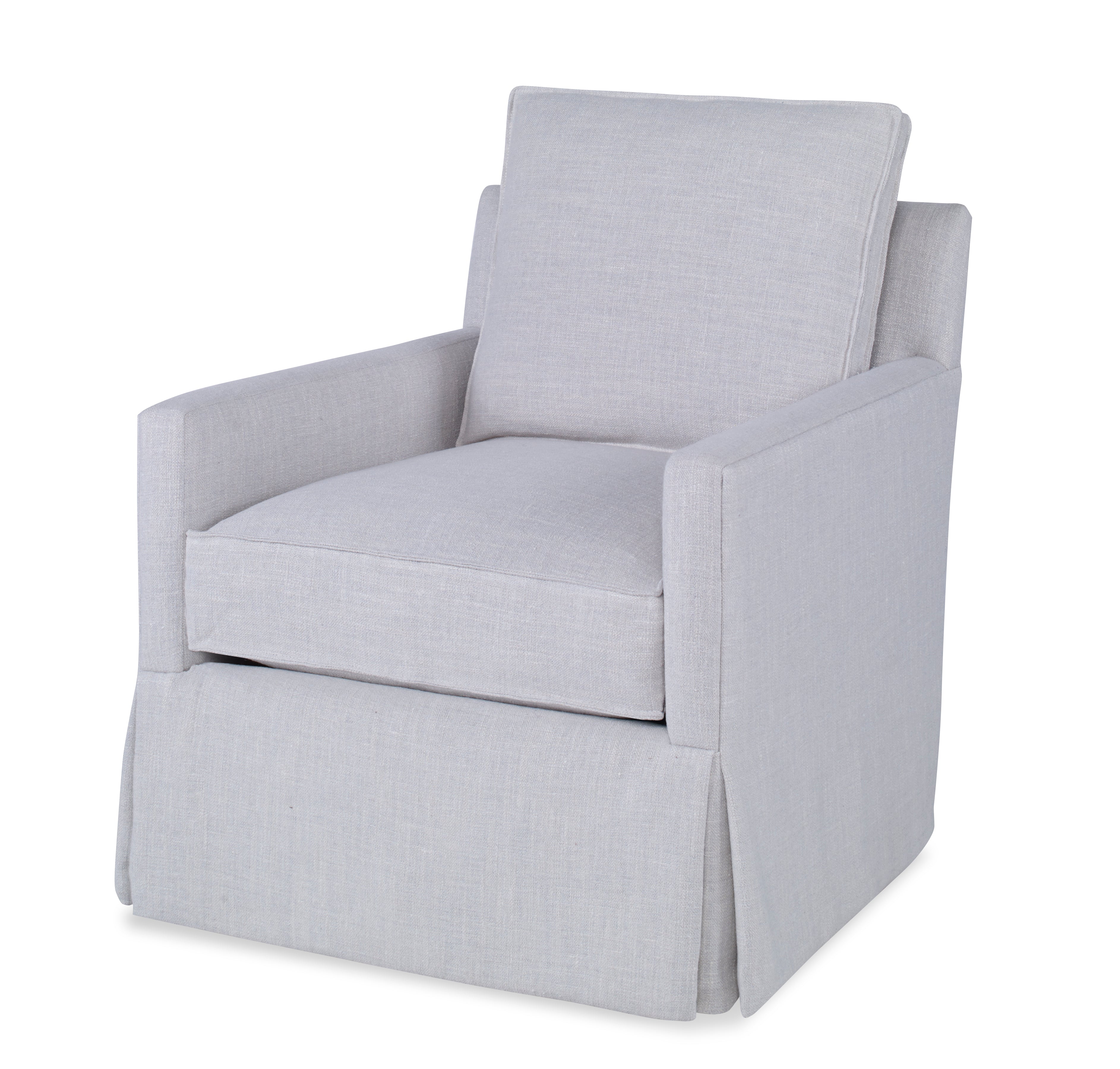 Mason Skirted Swivel Chair