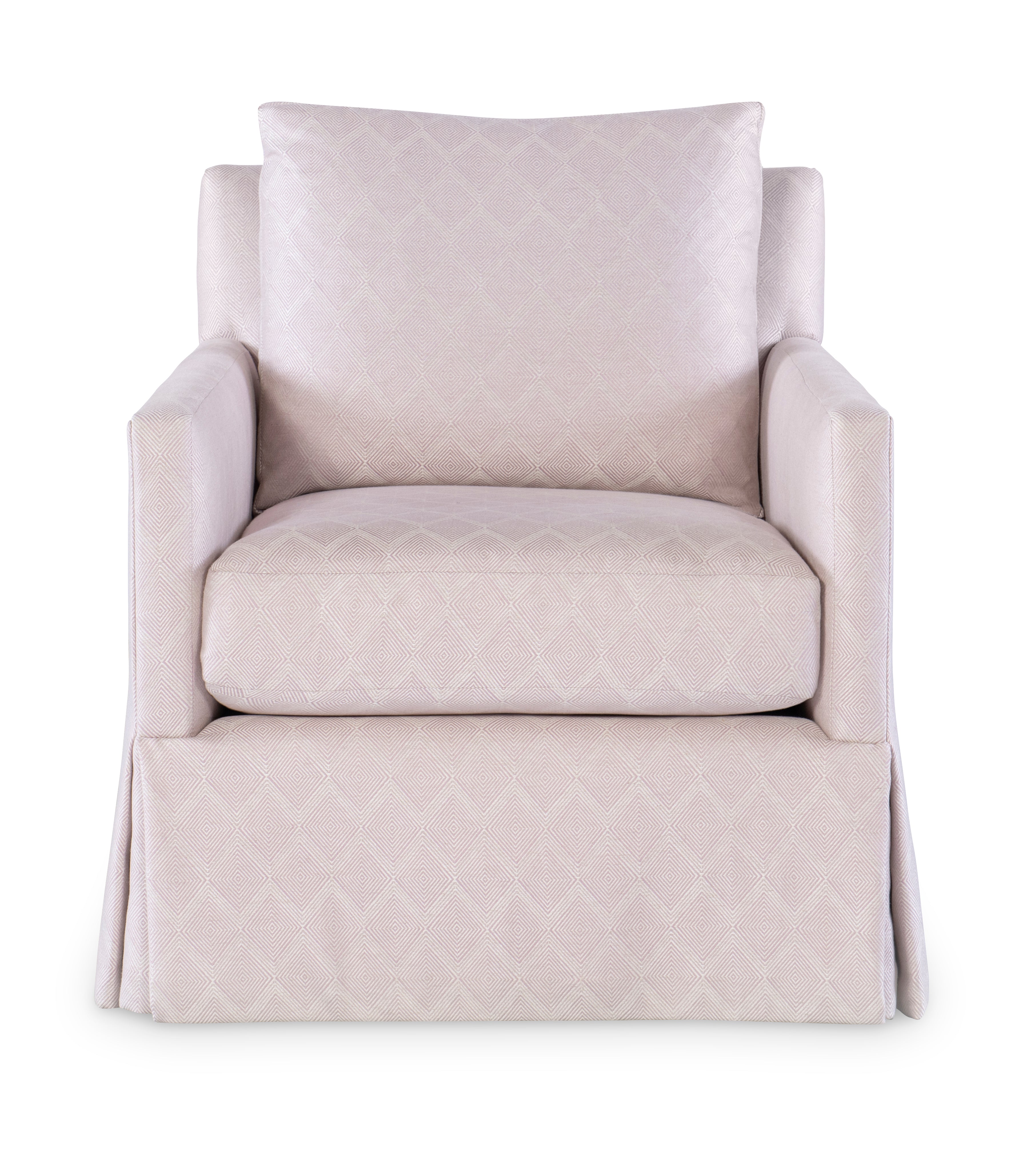 Mason Skirted Swivel Chair