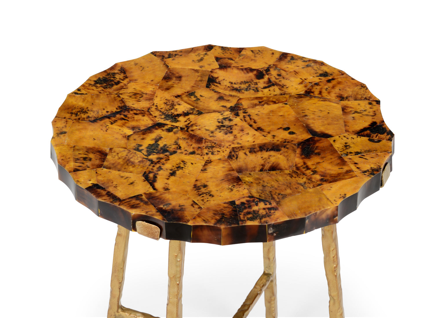 Brown Penshell Side Table