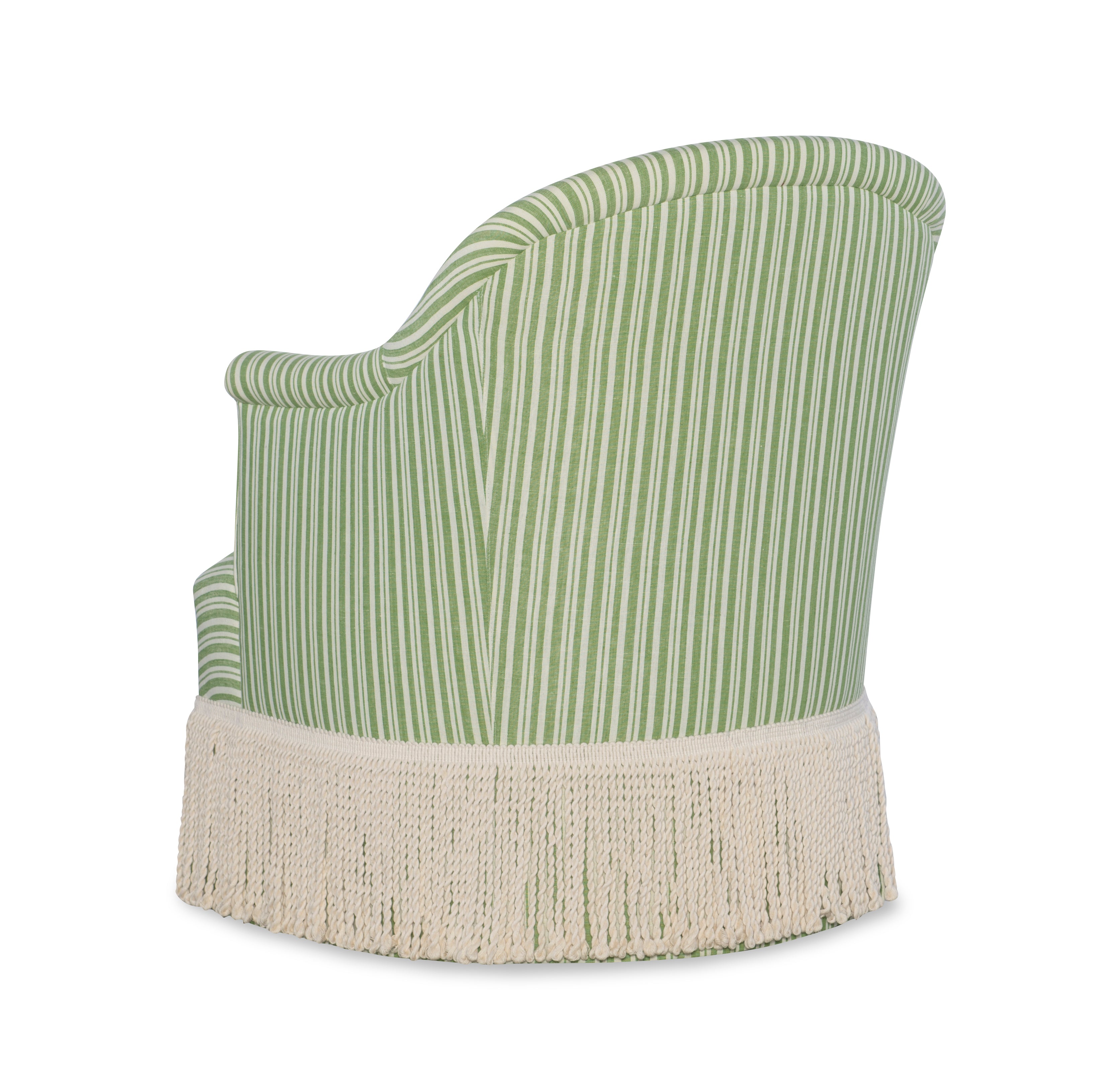 Romain Skirted Swivel Chair
