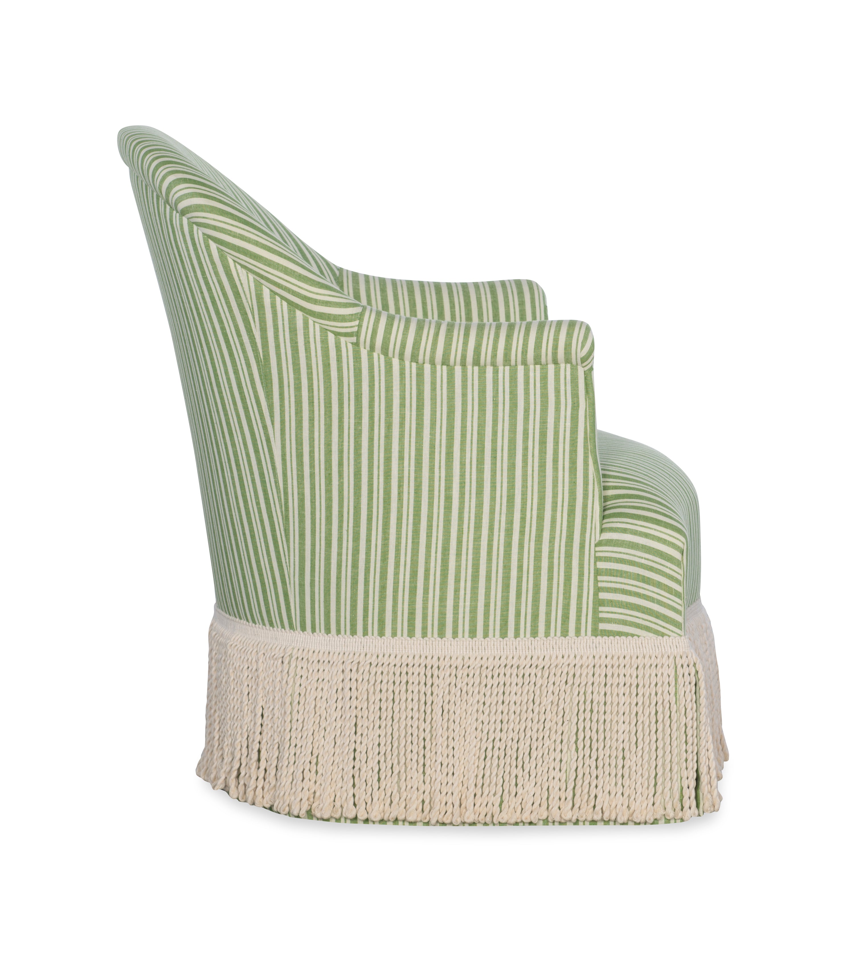 Romain Skirted Swivel Chair