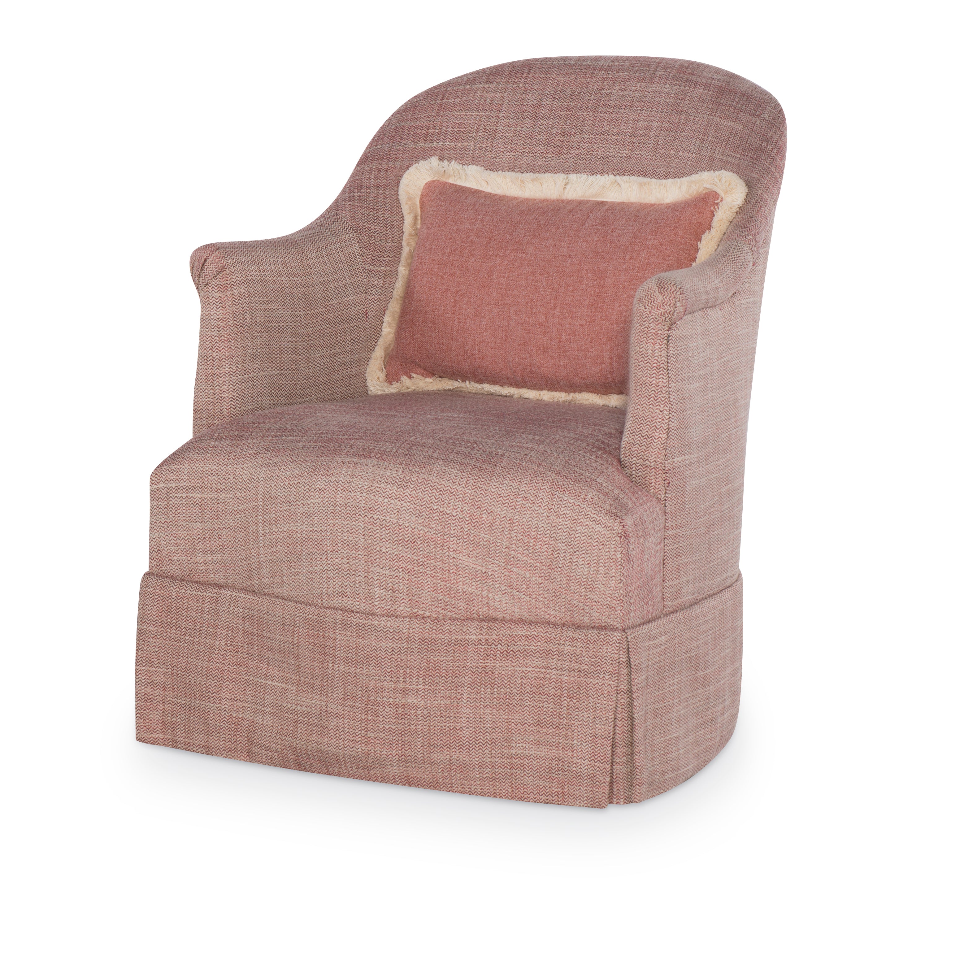 Romain Skirted Swivel Chair