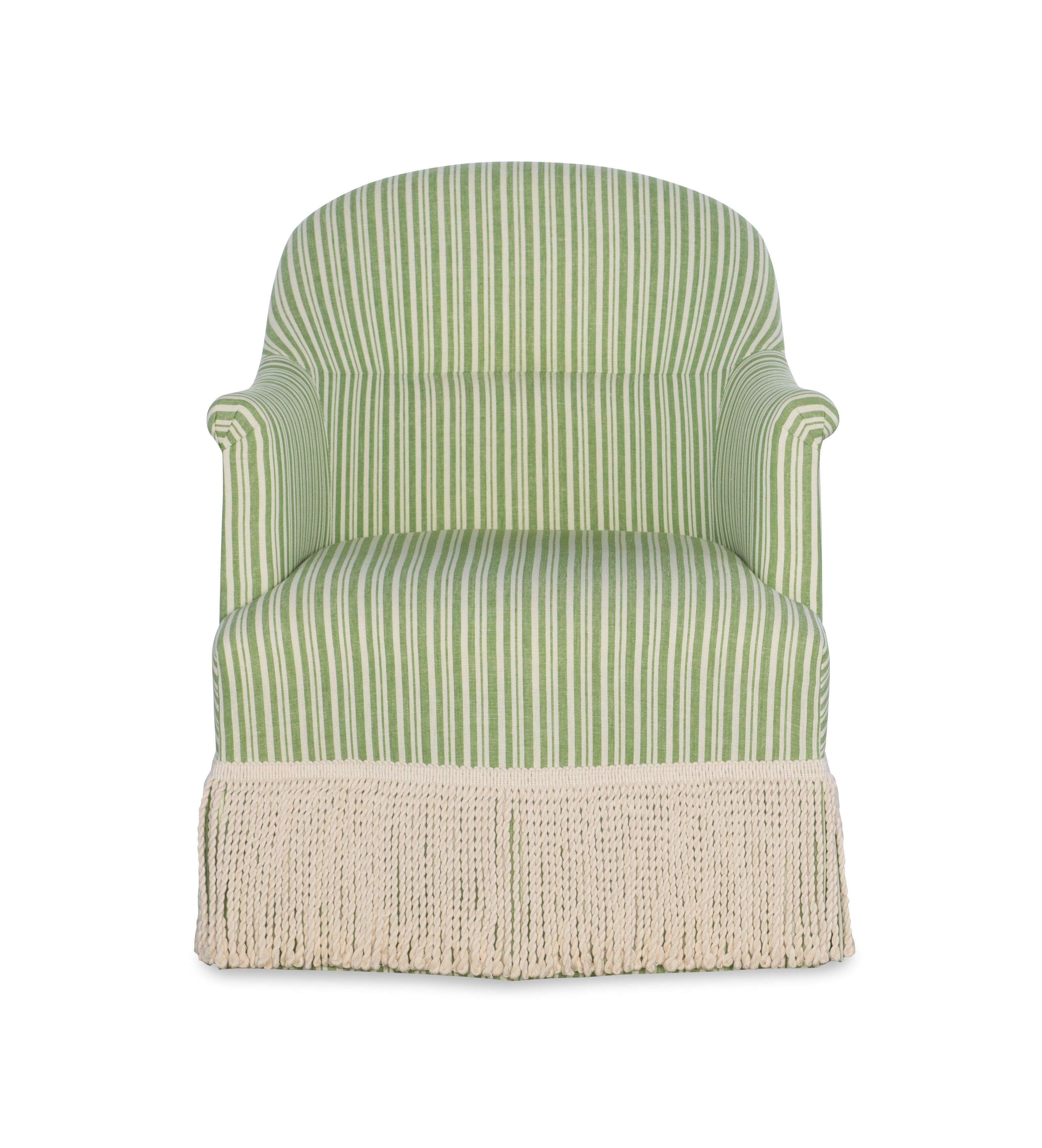 Romain Skirted Swivel Chair