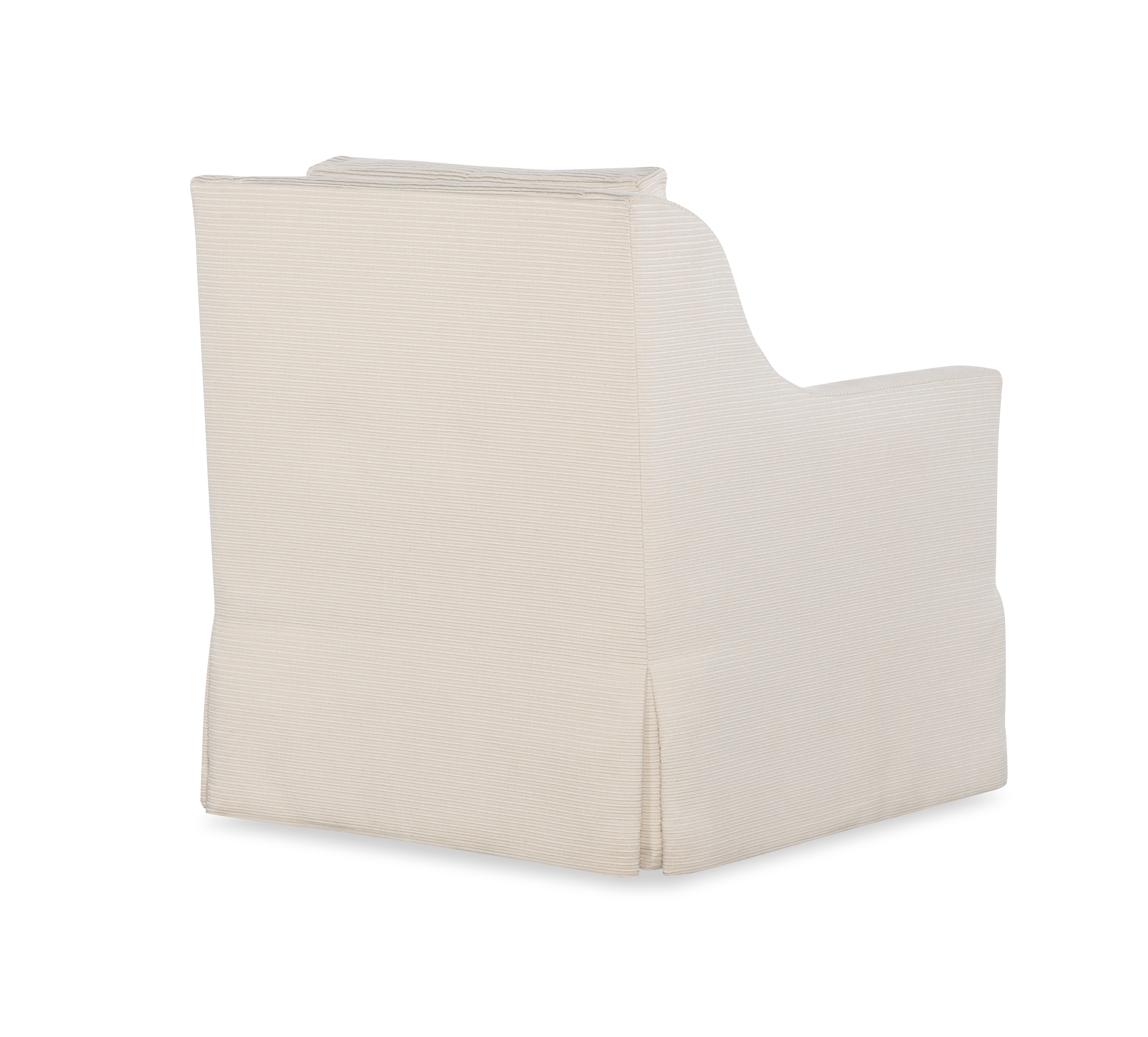 Antonio Skirted Swivel Chair