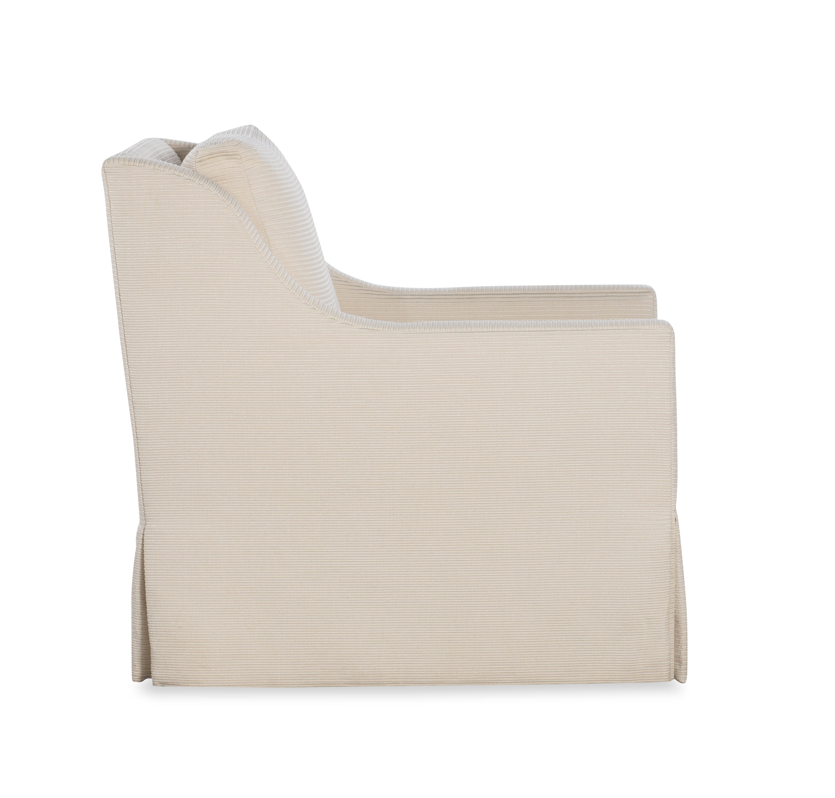 Antonio Skirted Swivel Chair