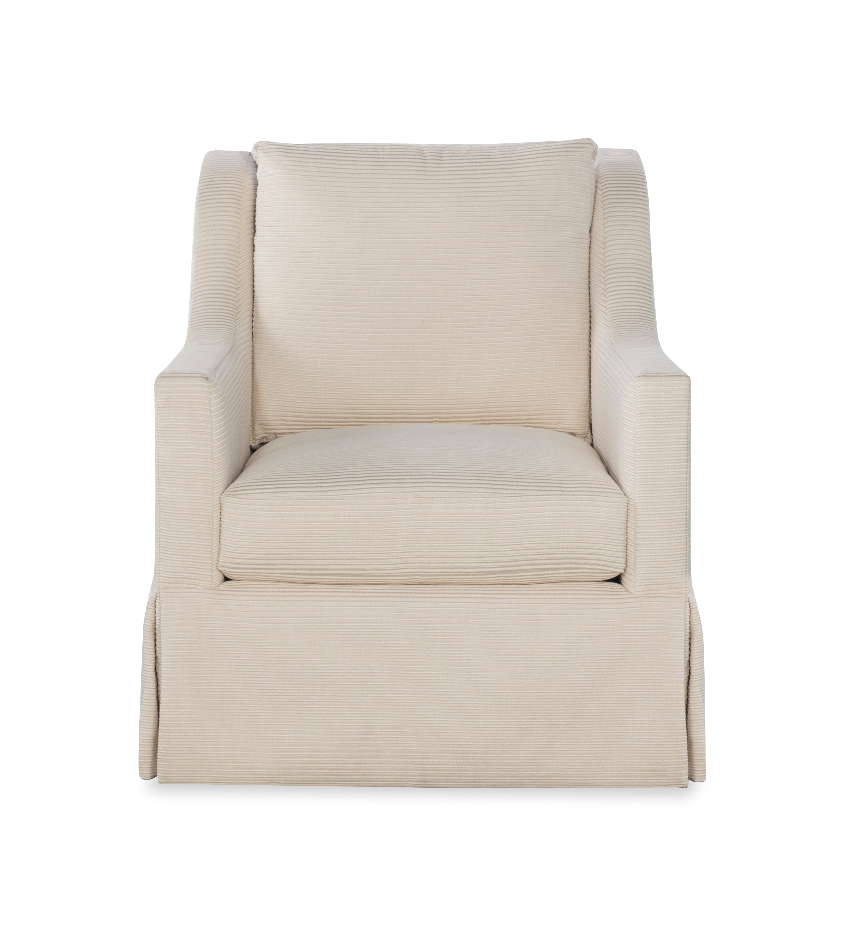 Antonio Skirted Swivel Chair