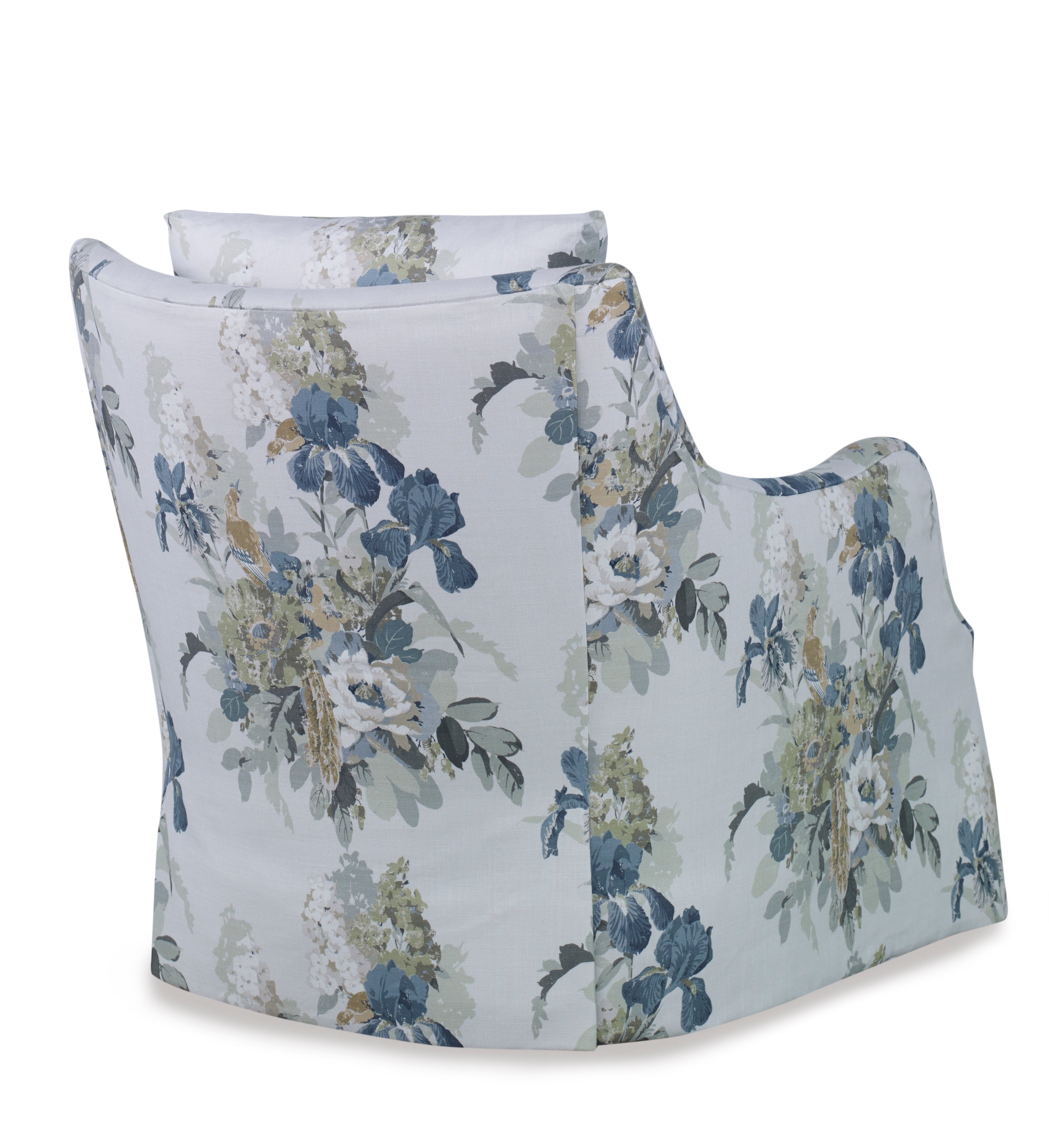 Finnigan Skirted Swivel Chair