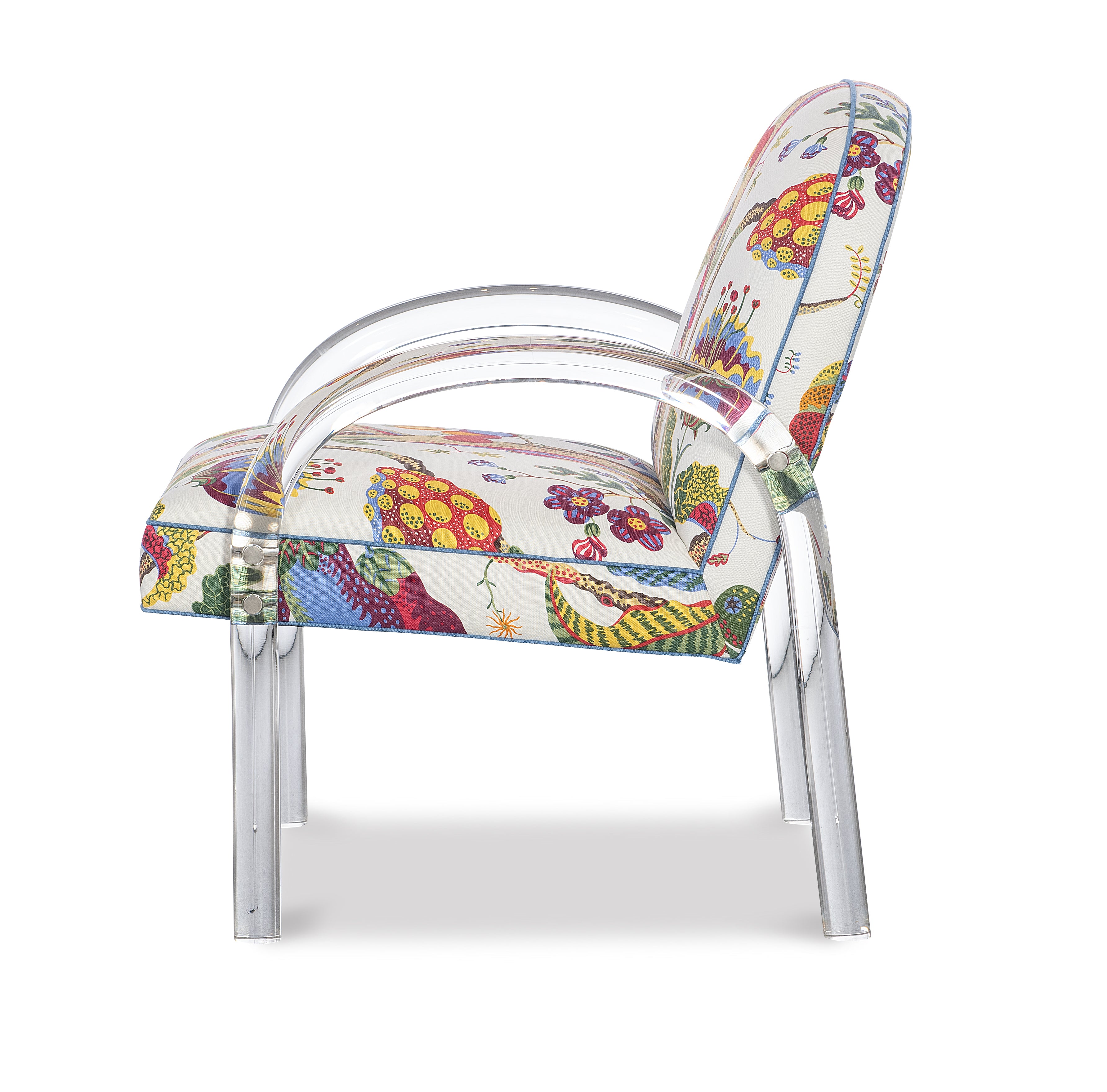 Elva Acrylic Arm Chair