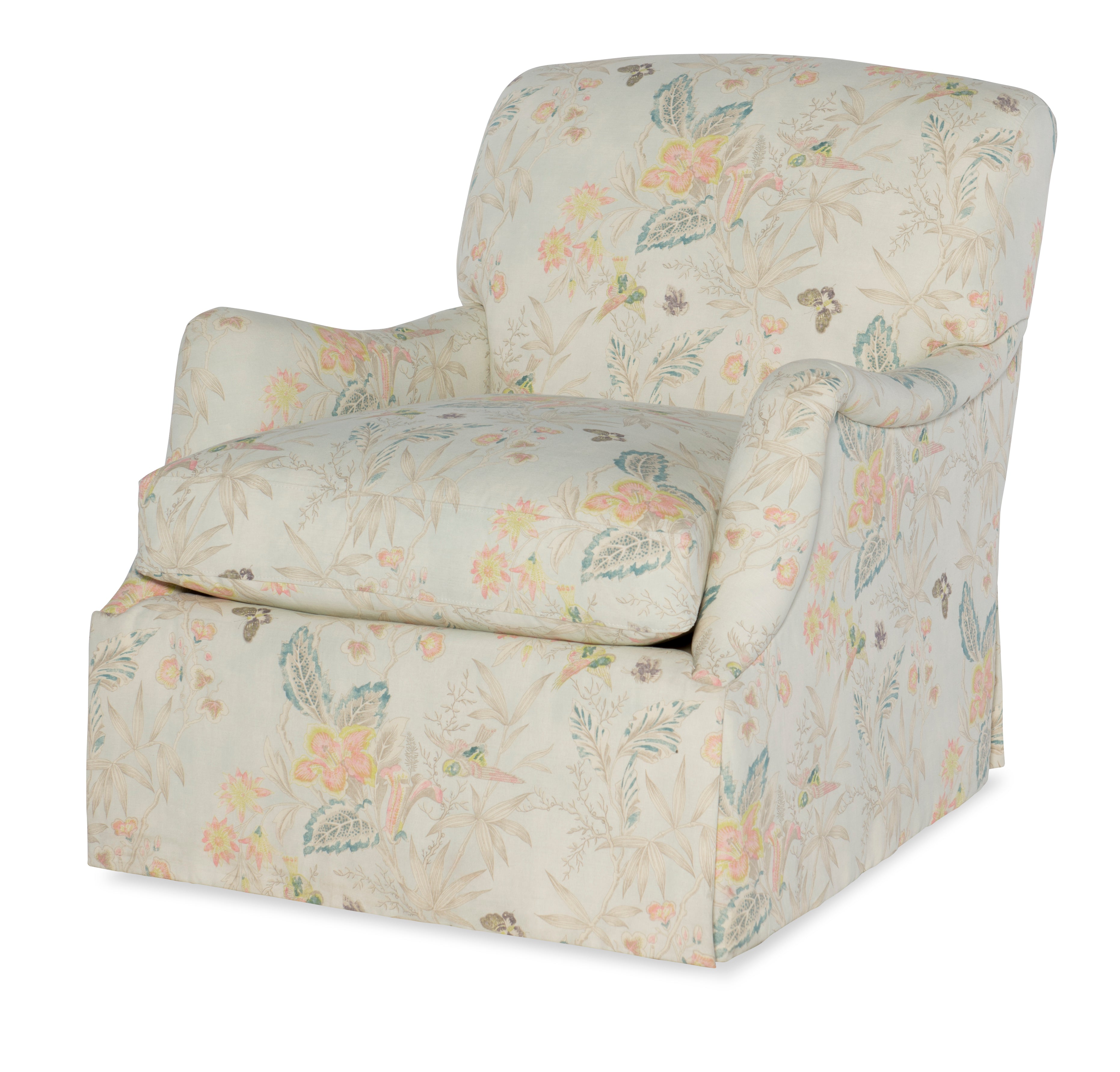 Dorset Skirted Swivel Glider