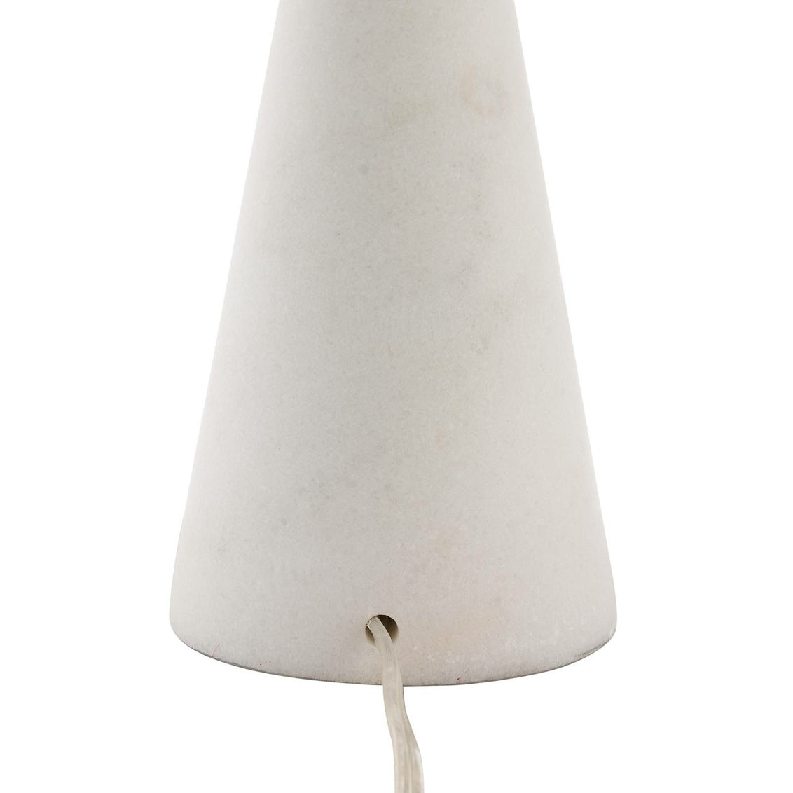 Elin Table Lamp in Natural White/Antique Brass / Marble - Chelsea House