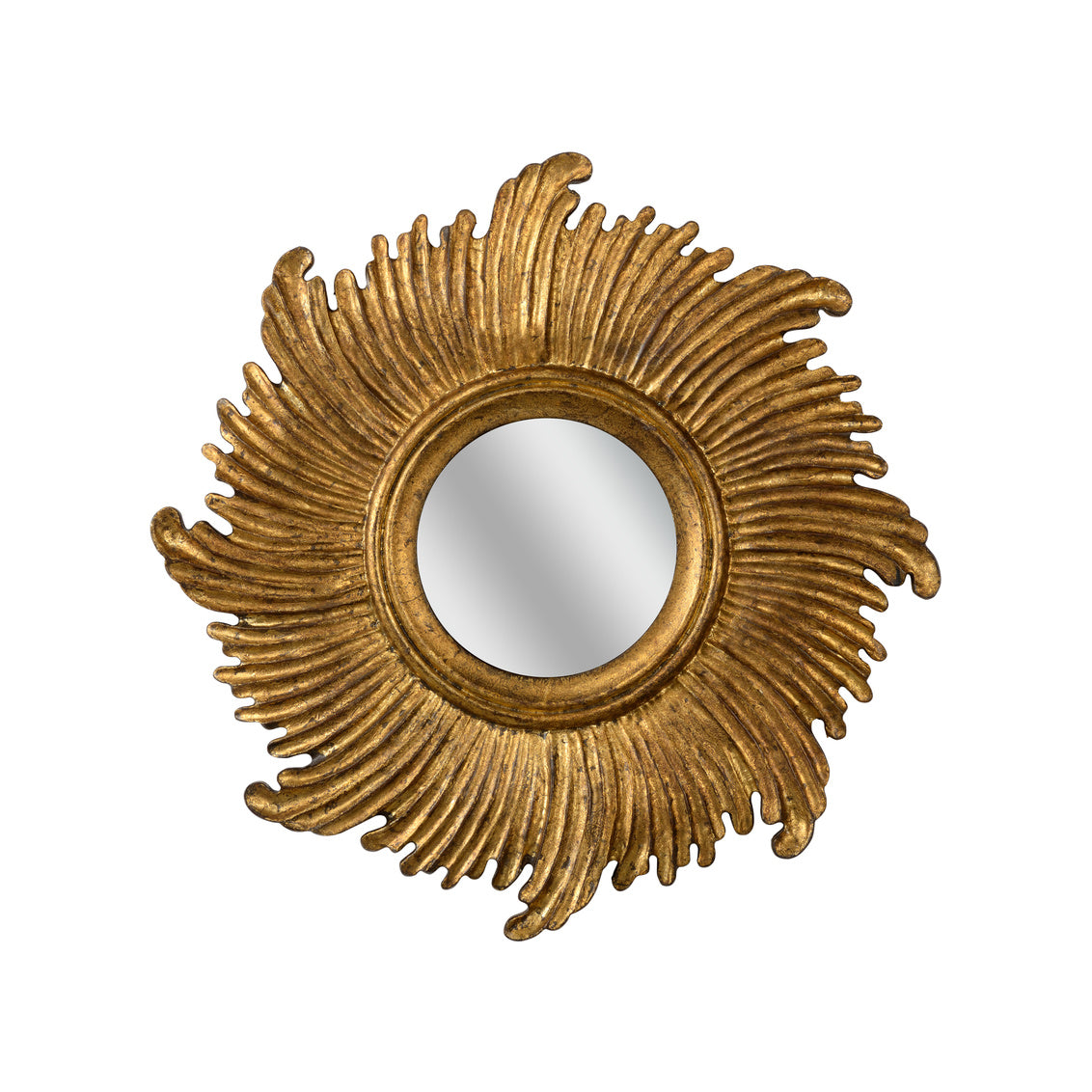 Daybreak Mirror in Antique Gold/Clear / Wood - Chelsea House