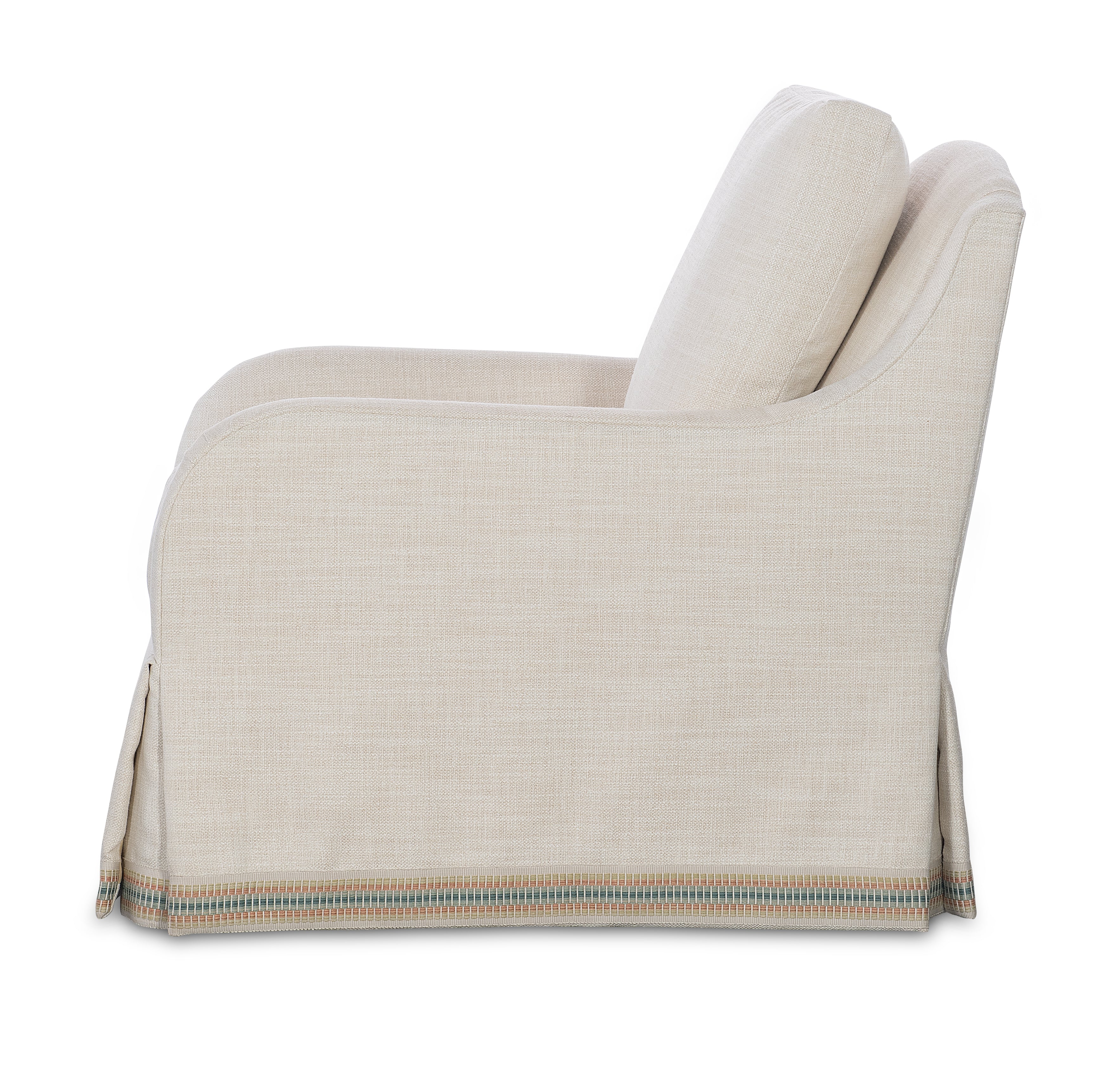 Lutz Skirted Swivel Chair
