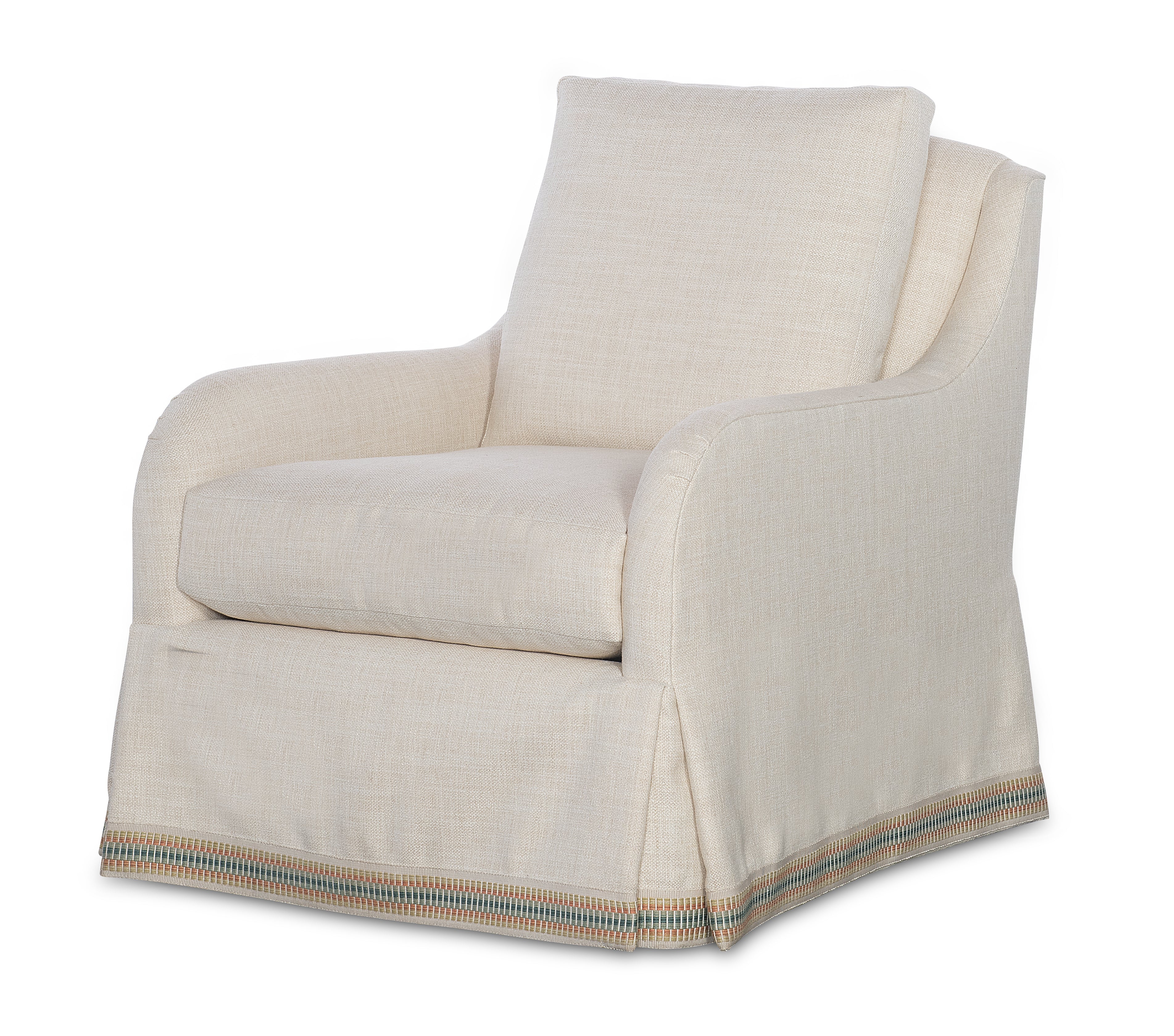 Lutz Skirted Swivel Chair