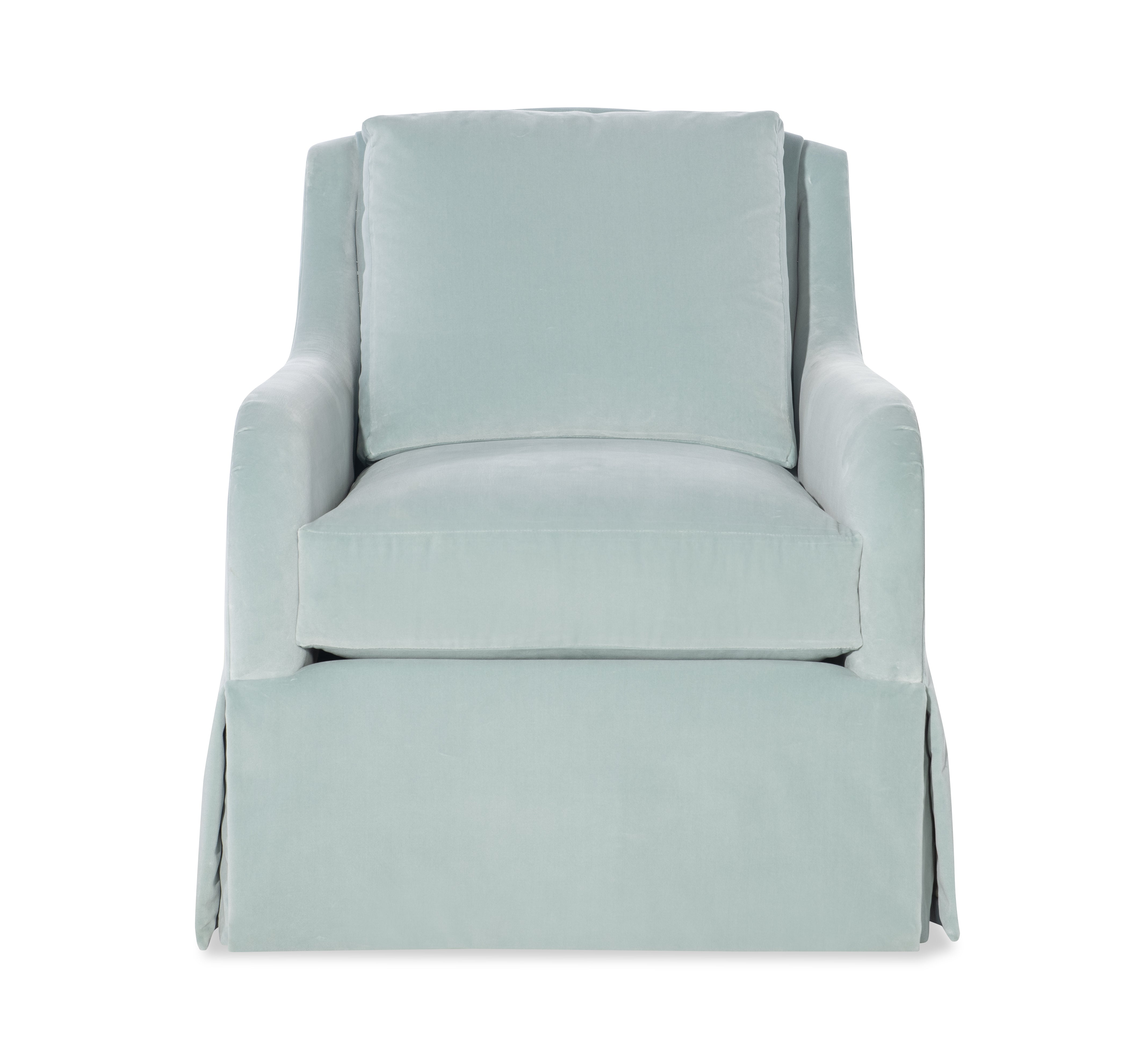 Lutz Skirted Swivel Chair